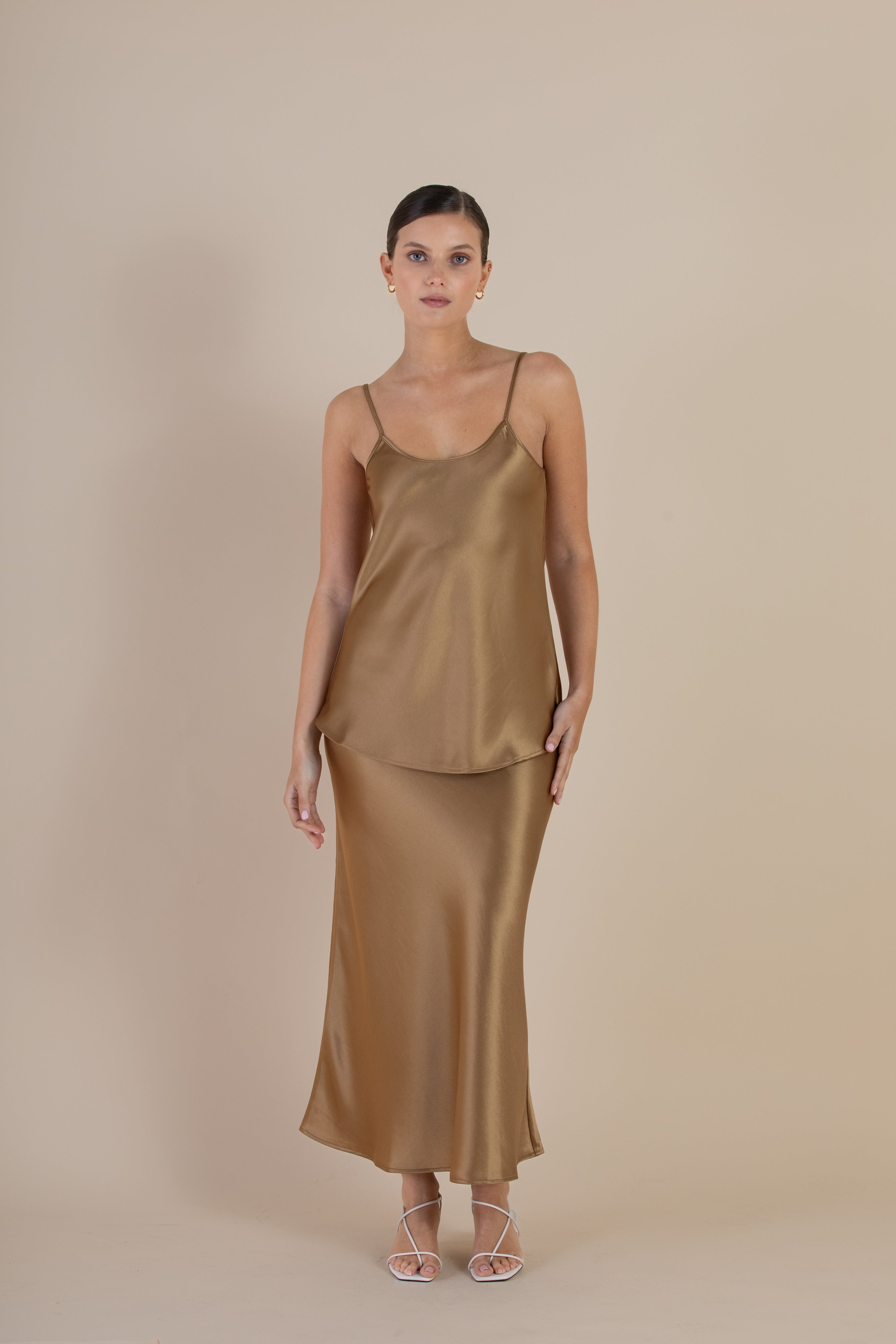 The Maeve Cami | Russet $220 - September