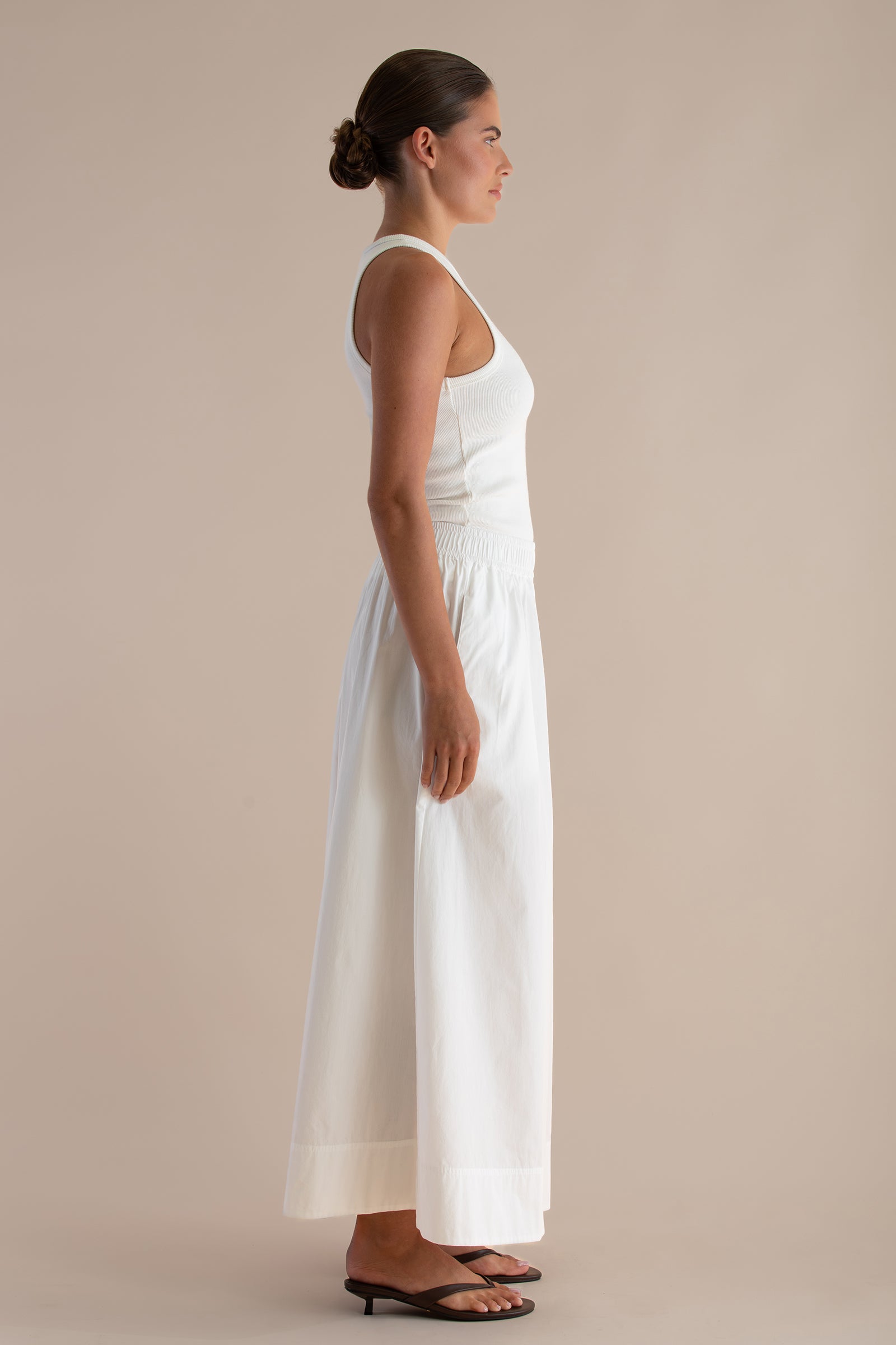 The Odette Skirt | White $280