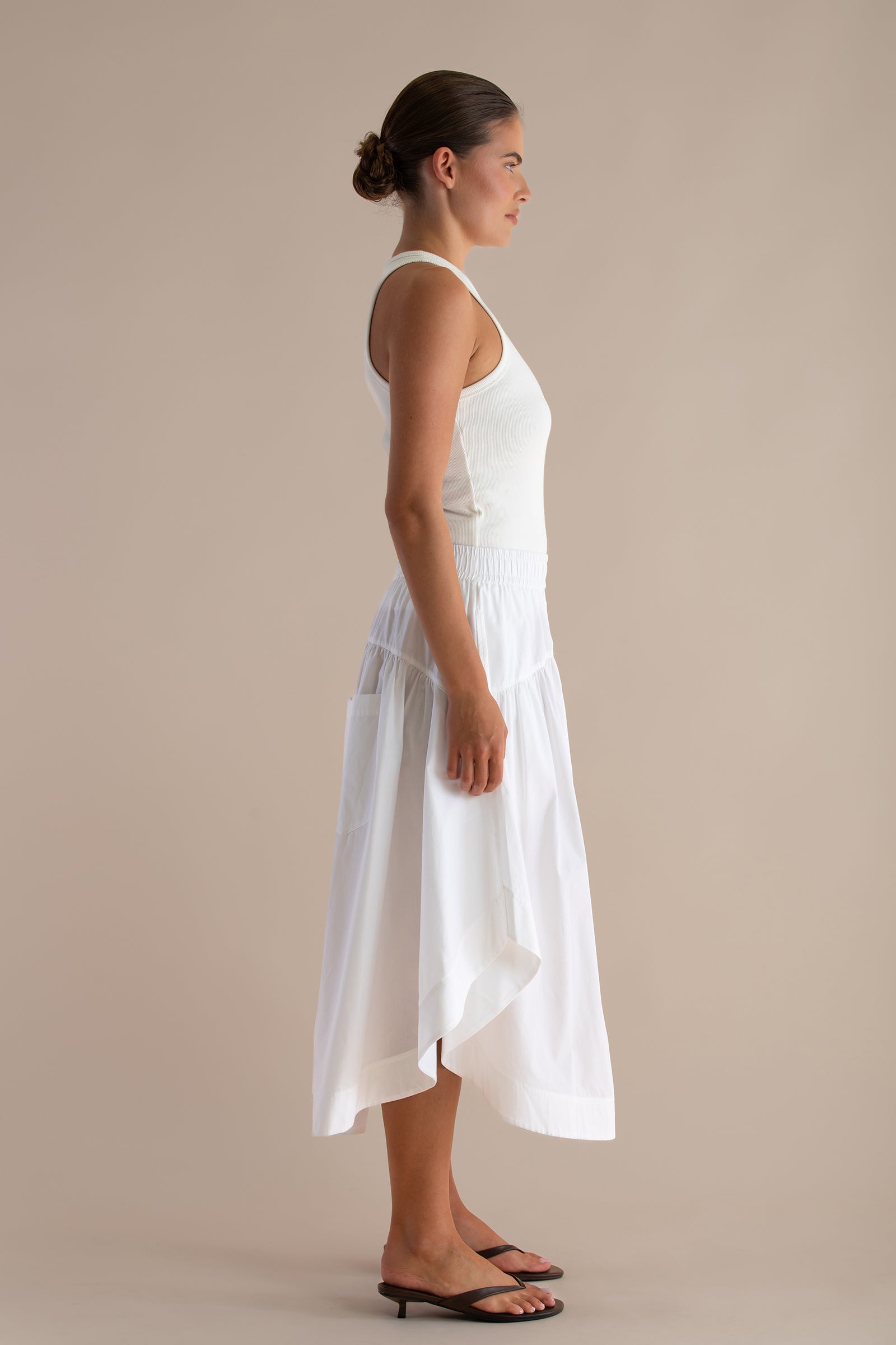 The Sawyer Skirt | White $330