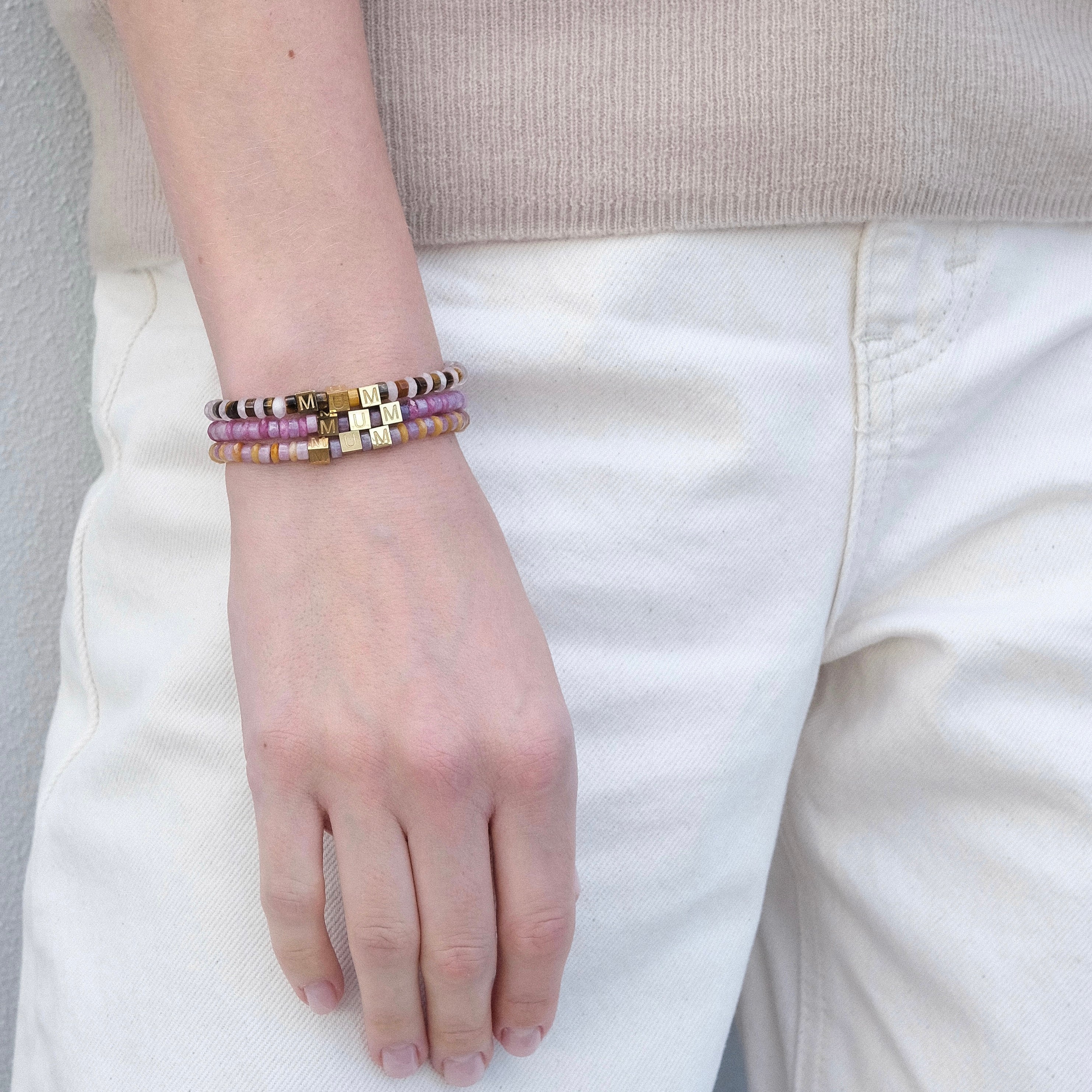 Heart to Heart Edit | Mum Bracelet | Jasper + Jade | $165