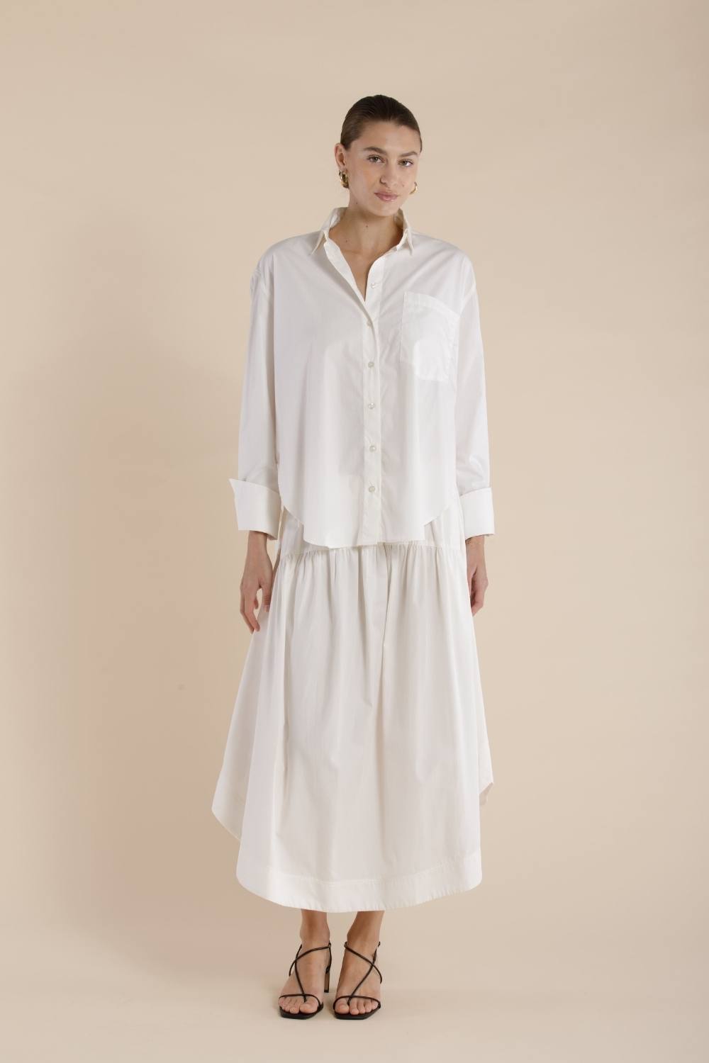 The Sawyer Skirt | Crema $330