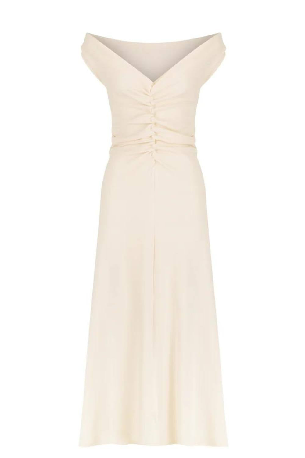 Niveah Dress | Vanilla Rib $340