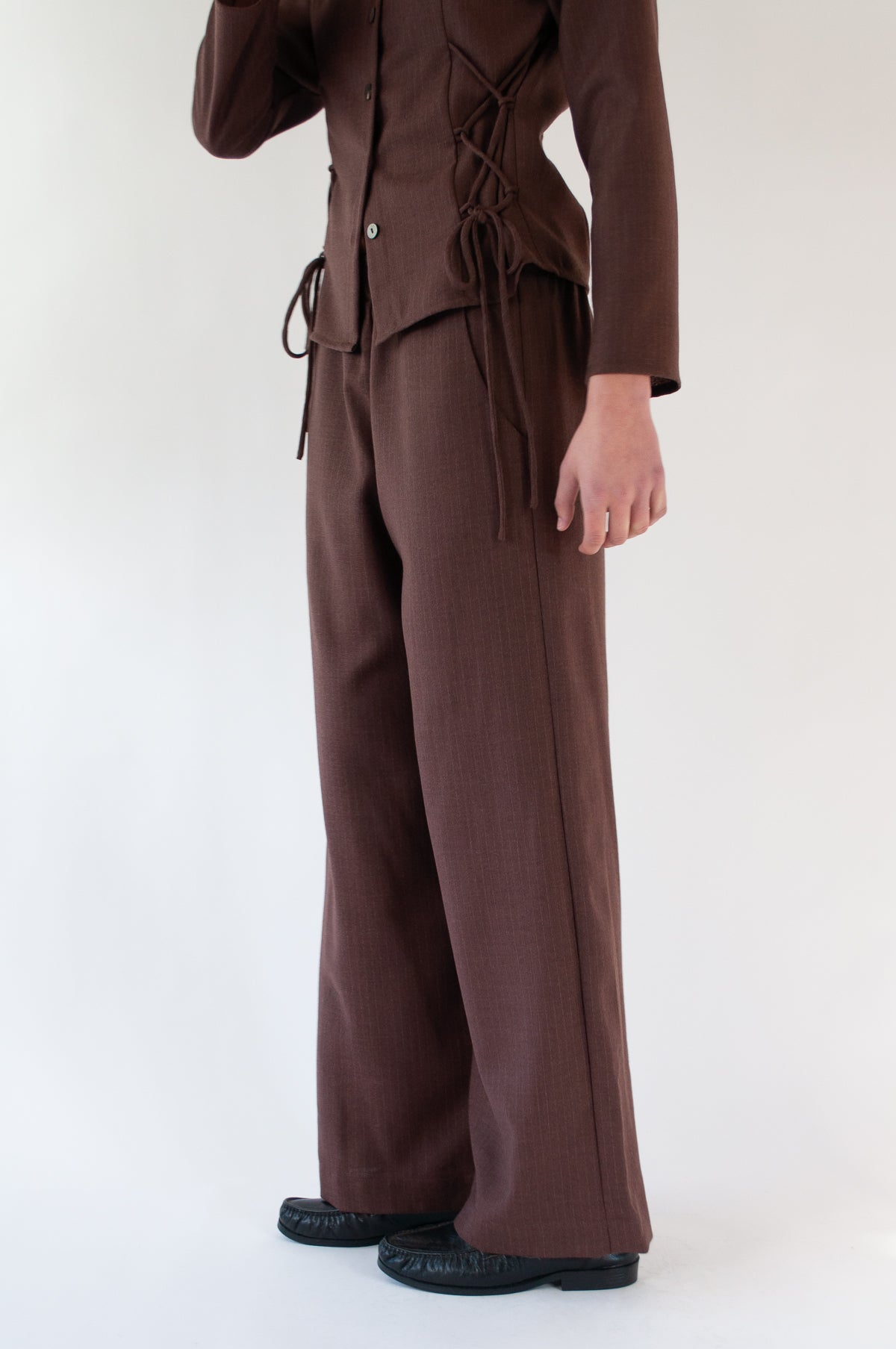 Painter Pant | Cocoa Pinstripe $348
