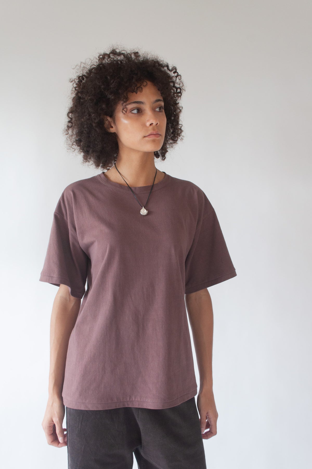 Oasis Tee | Plum $123