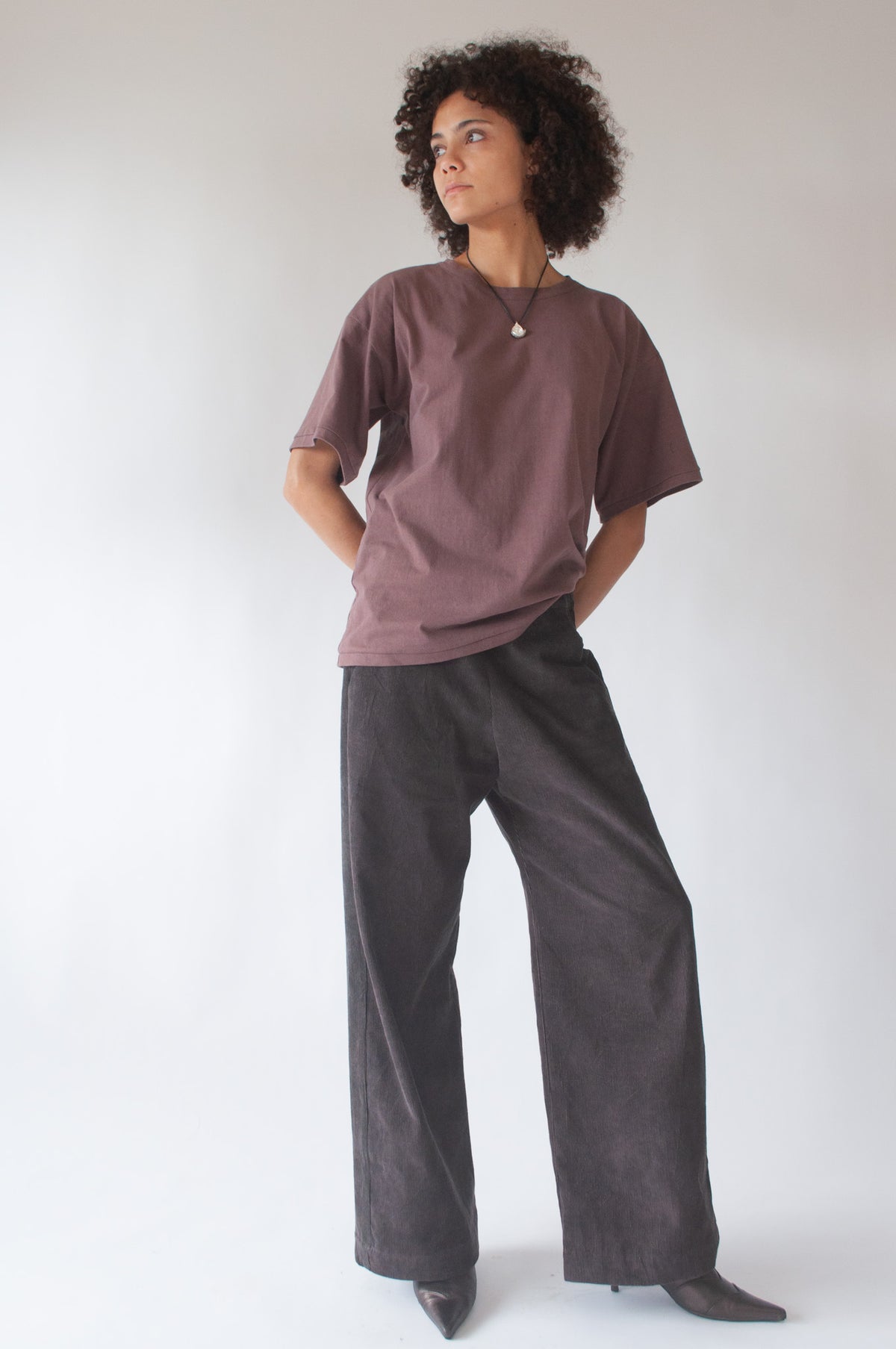 Oasis Tee | Plum $123