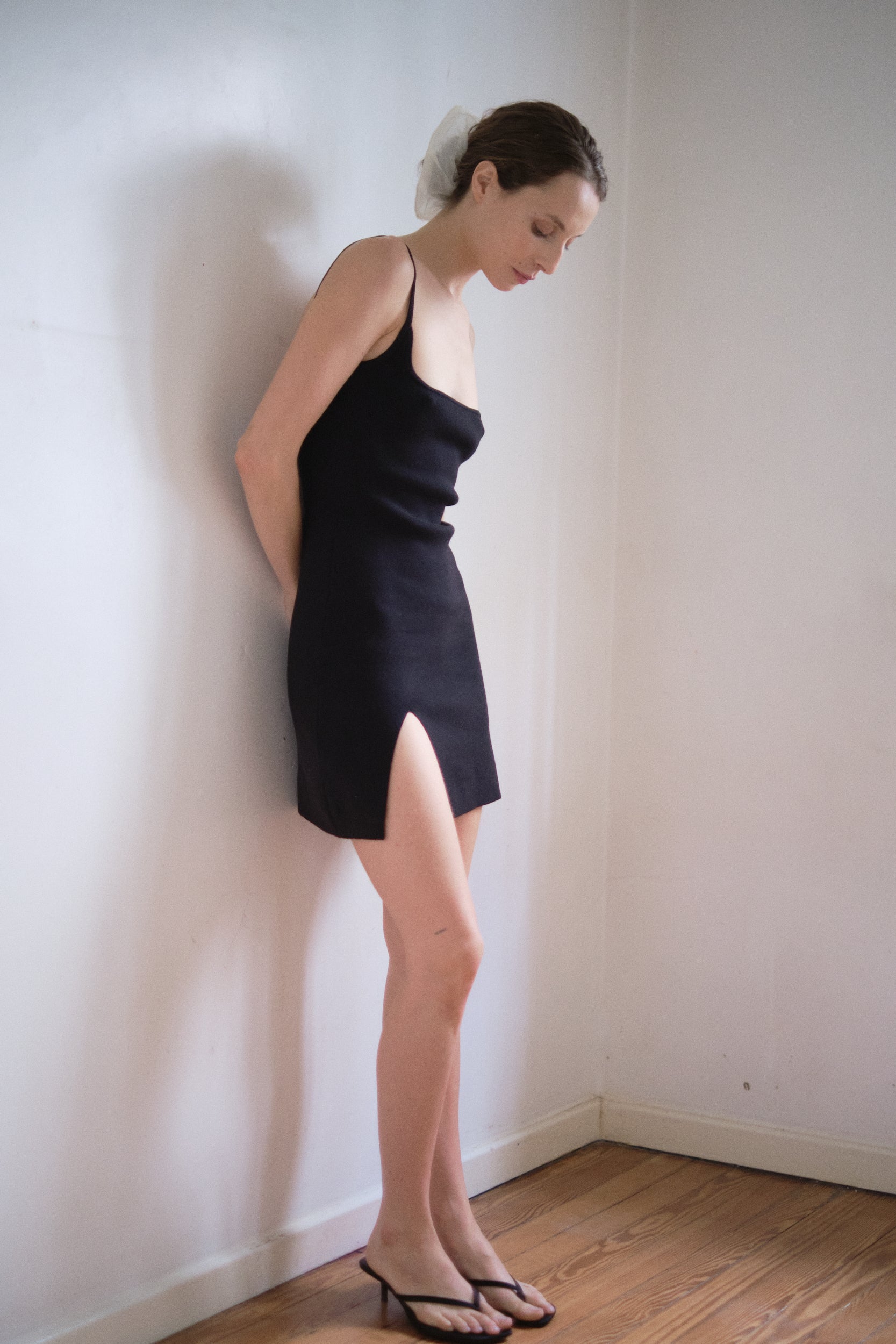 Knit Mini Dress | Black $259