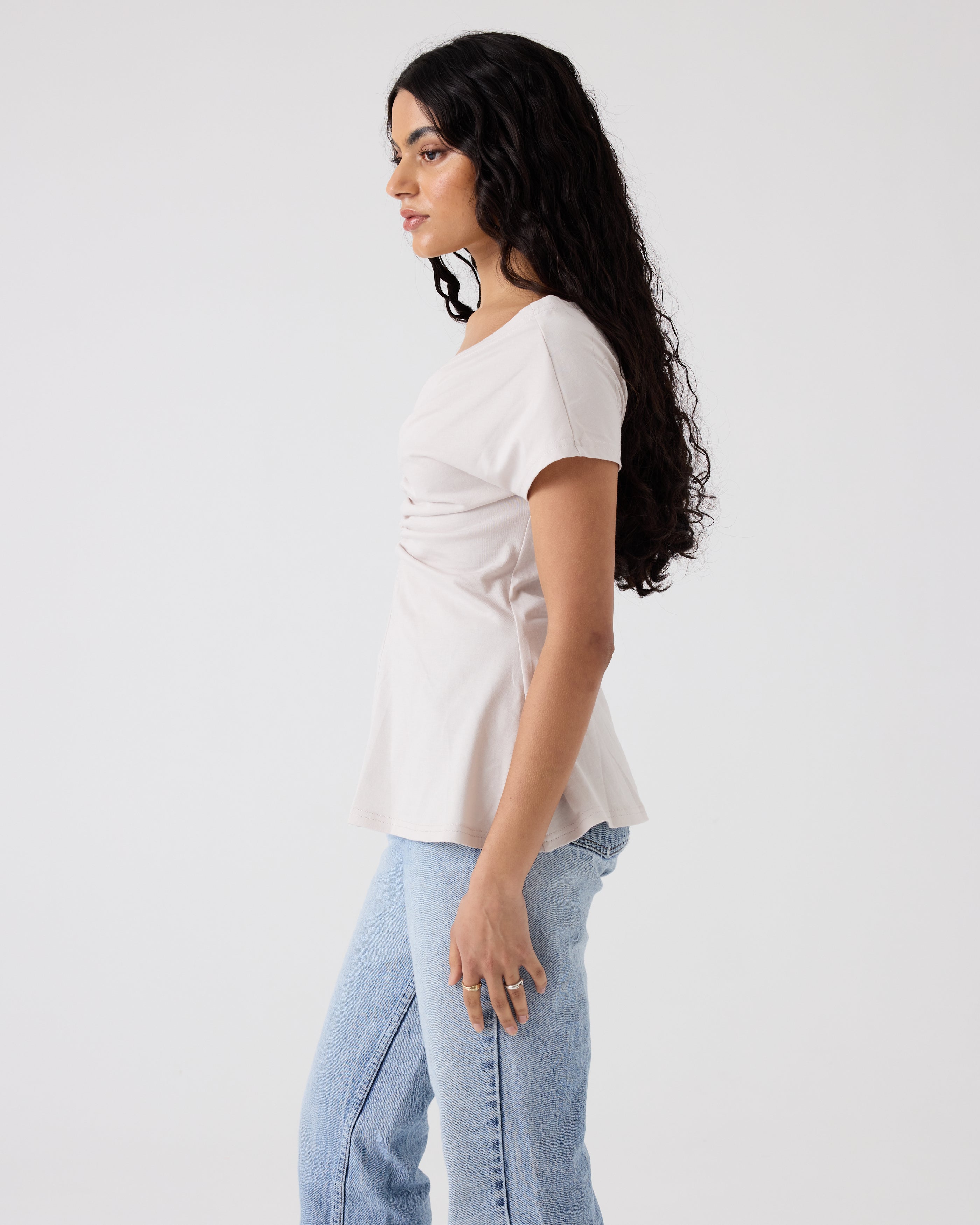 Melody Tee | Chalk $175