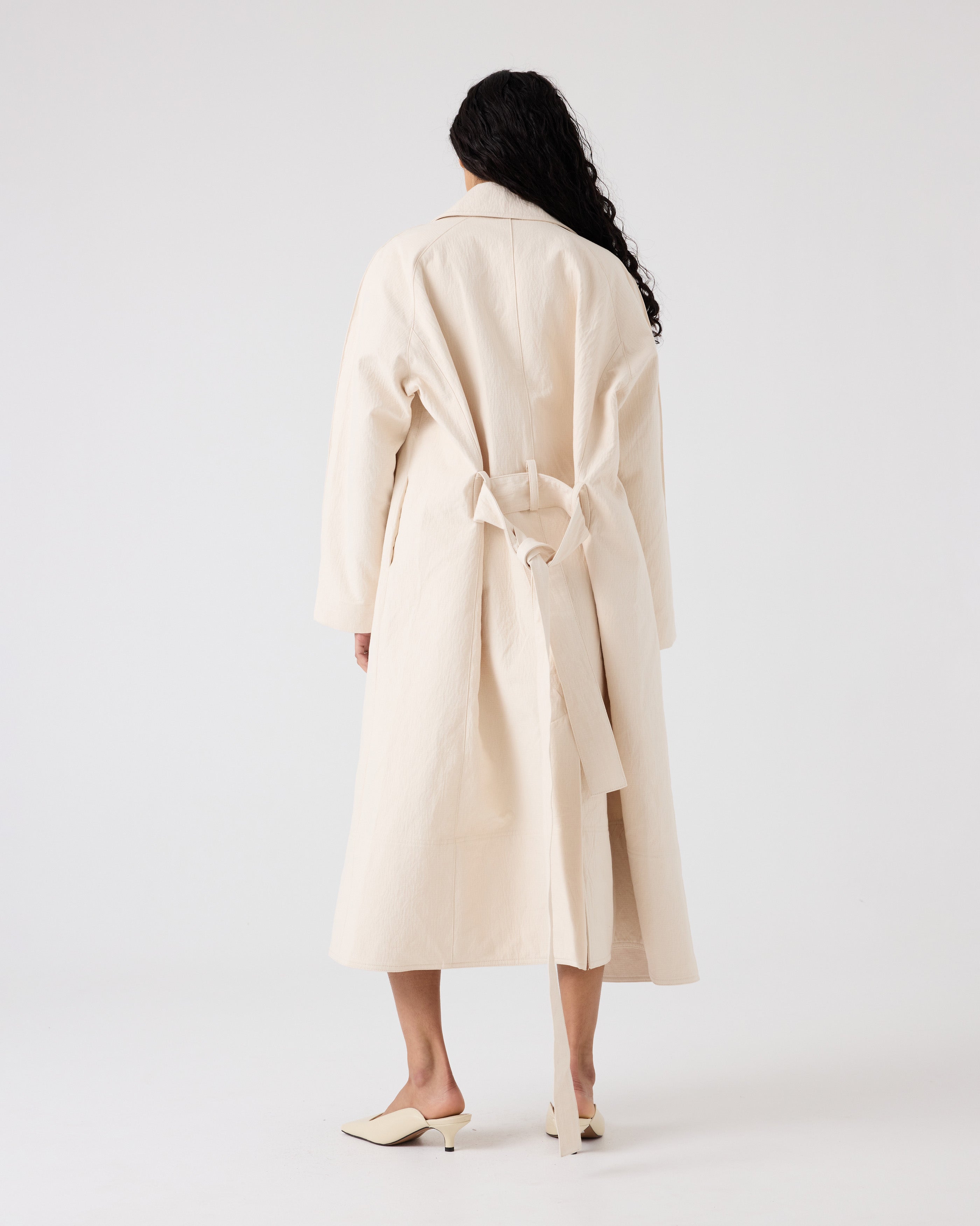 Theodora Trench | Cream $850