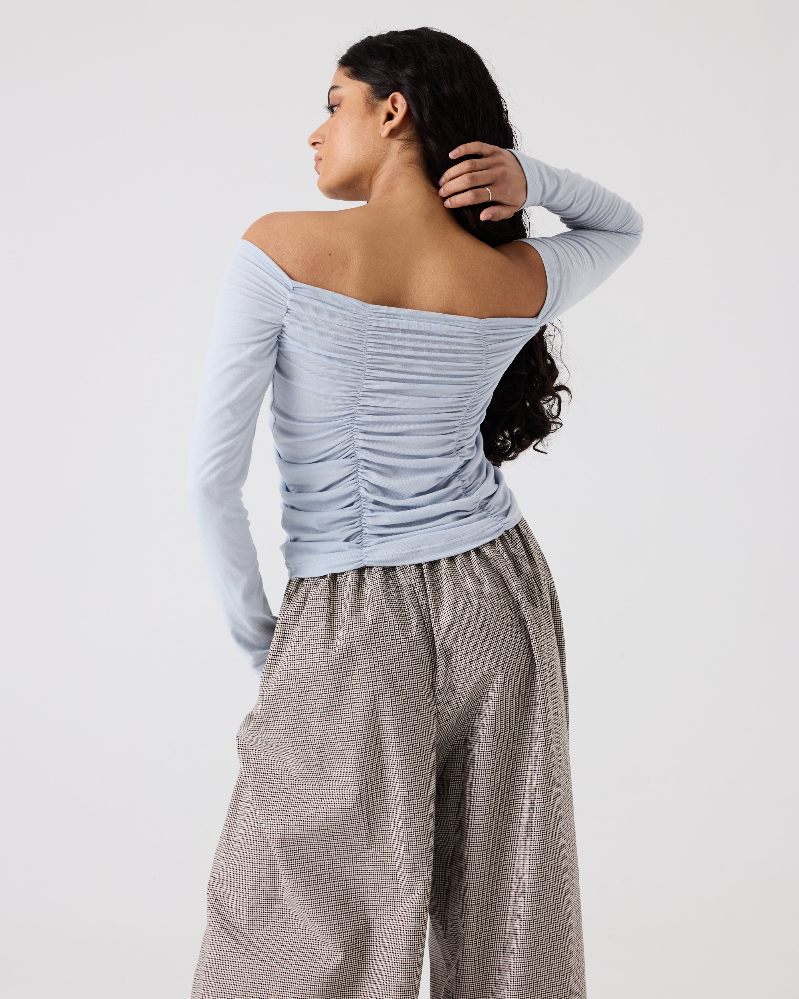Jolene Long Sleeve Tee | Ice $260