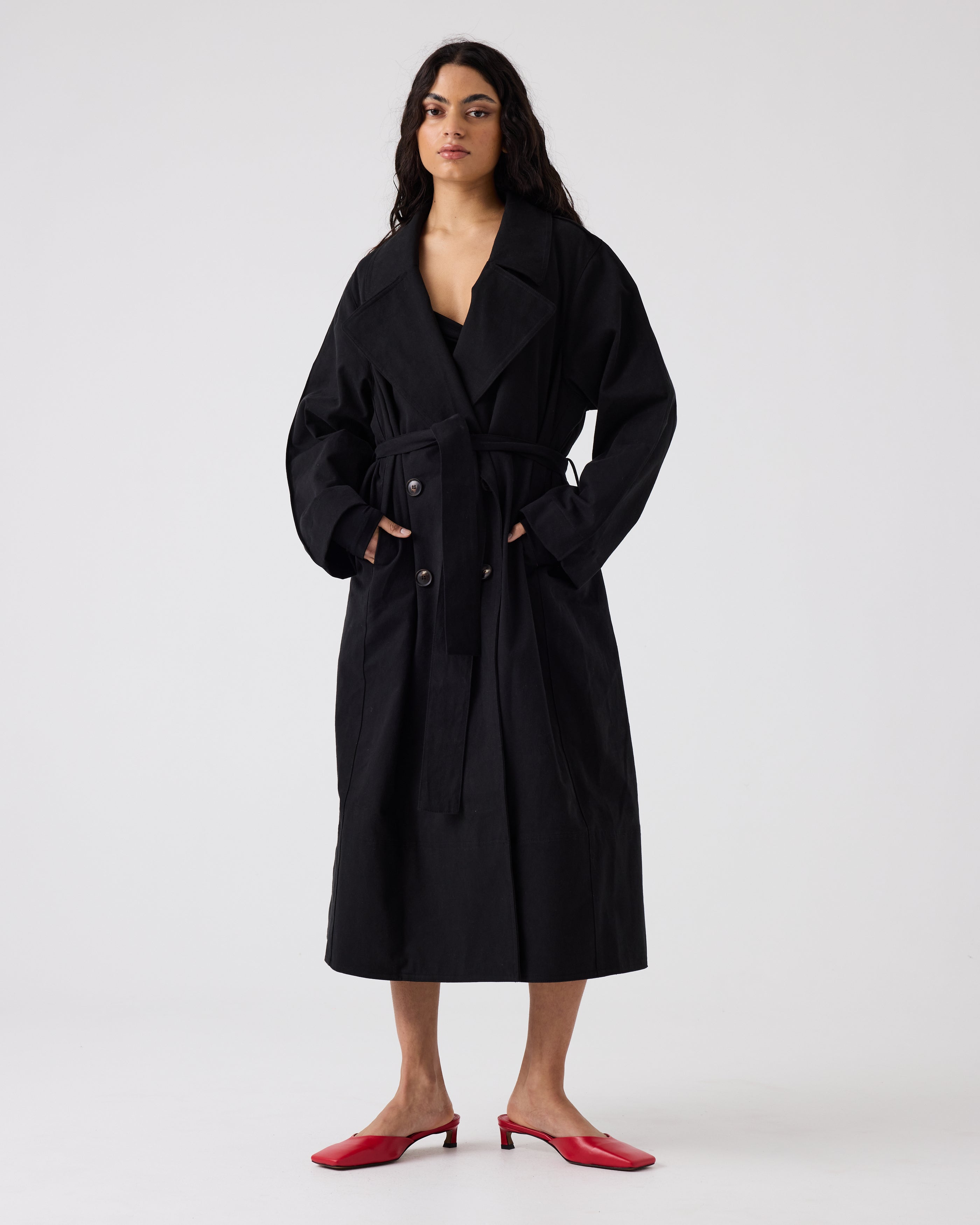 Theodora Trench | Black $820