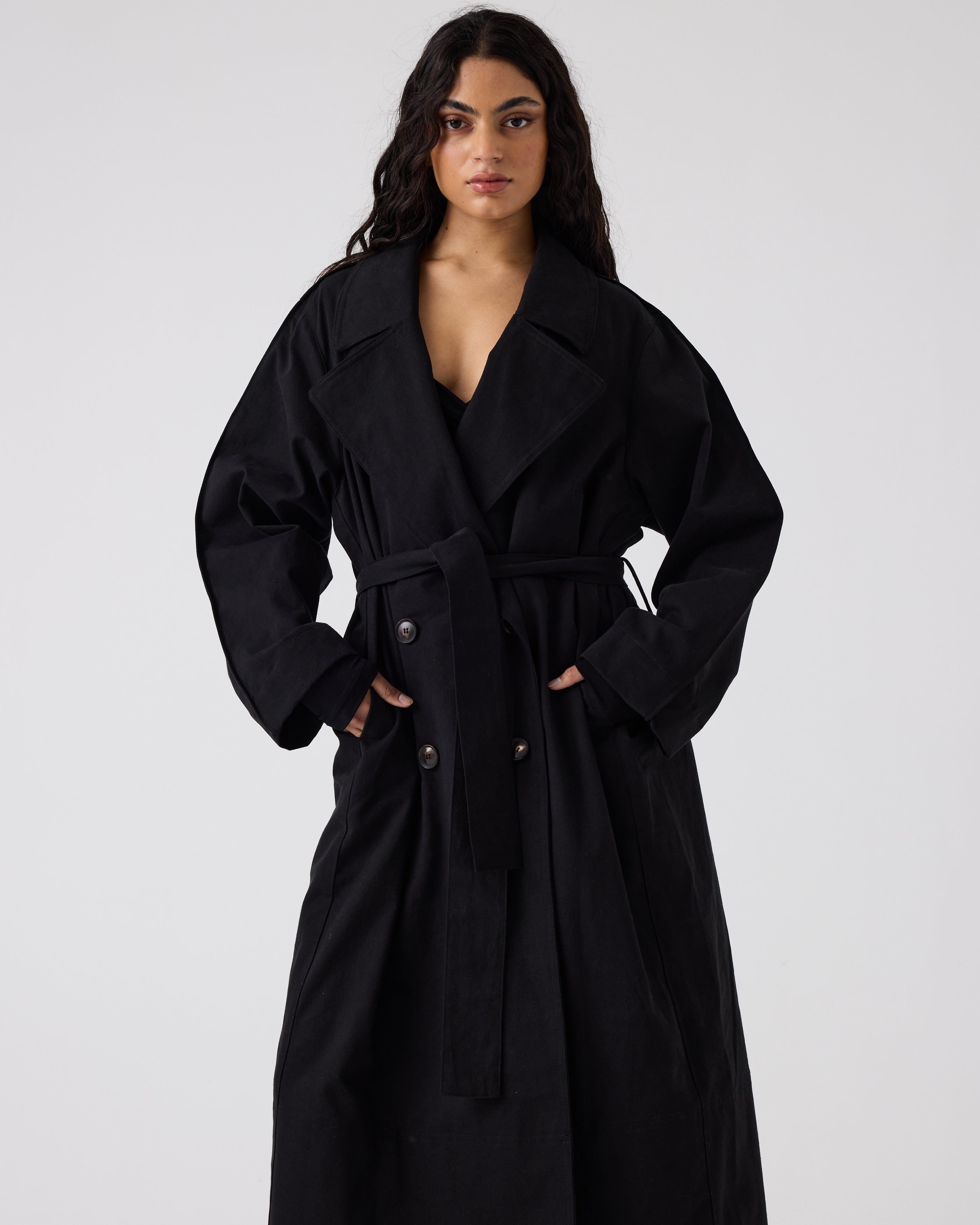 Theodora Trench | Black $820
