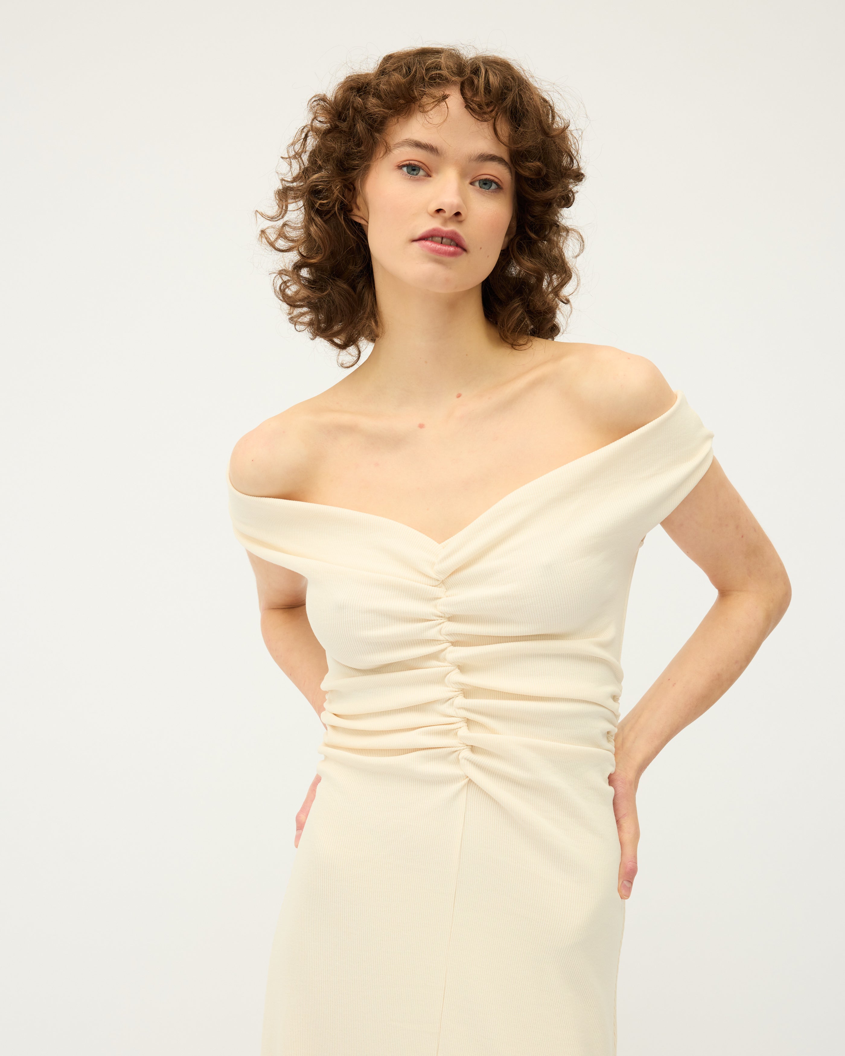 Niveah Dress | Vanilla $335