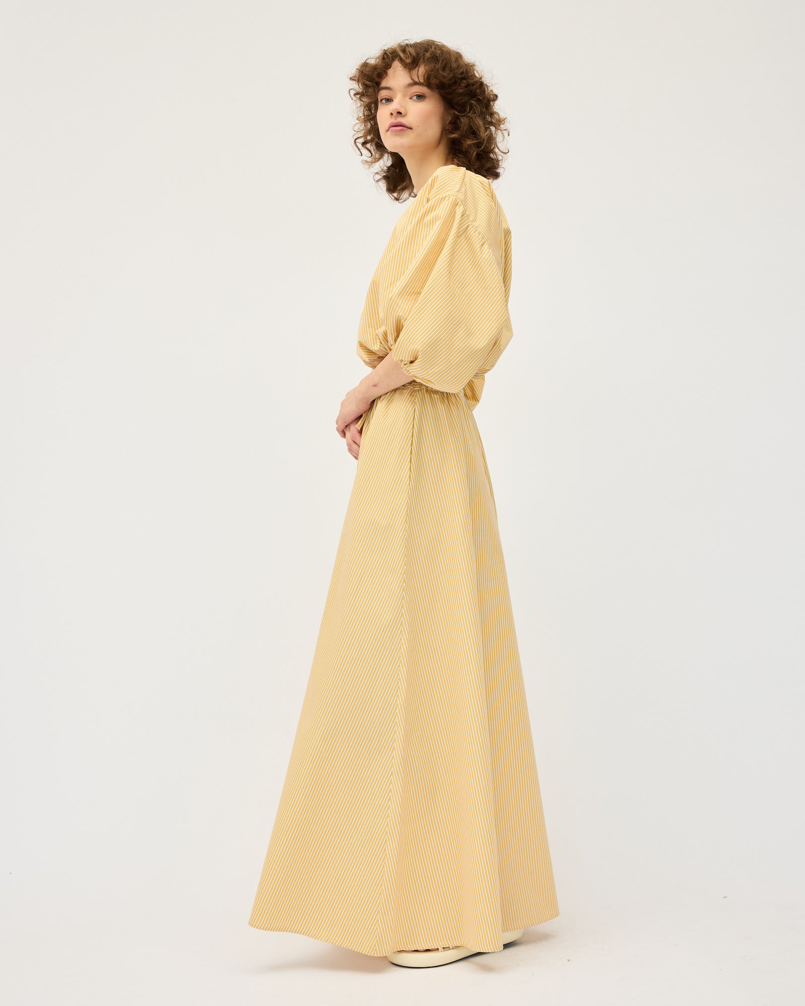 Zelda Skirt | Yellow Stripe $370