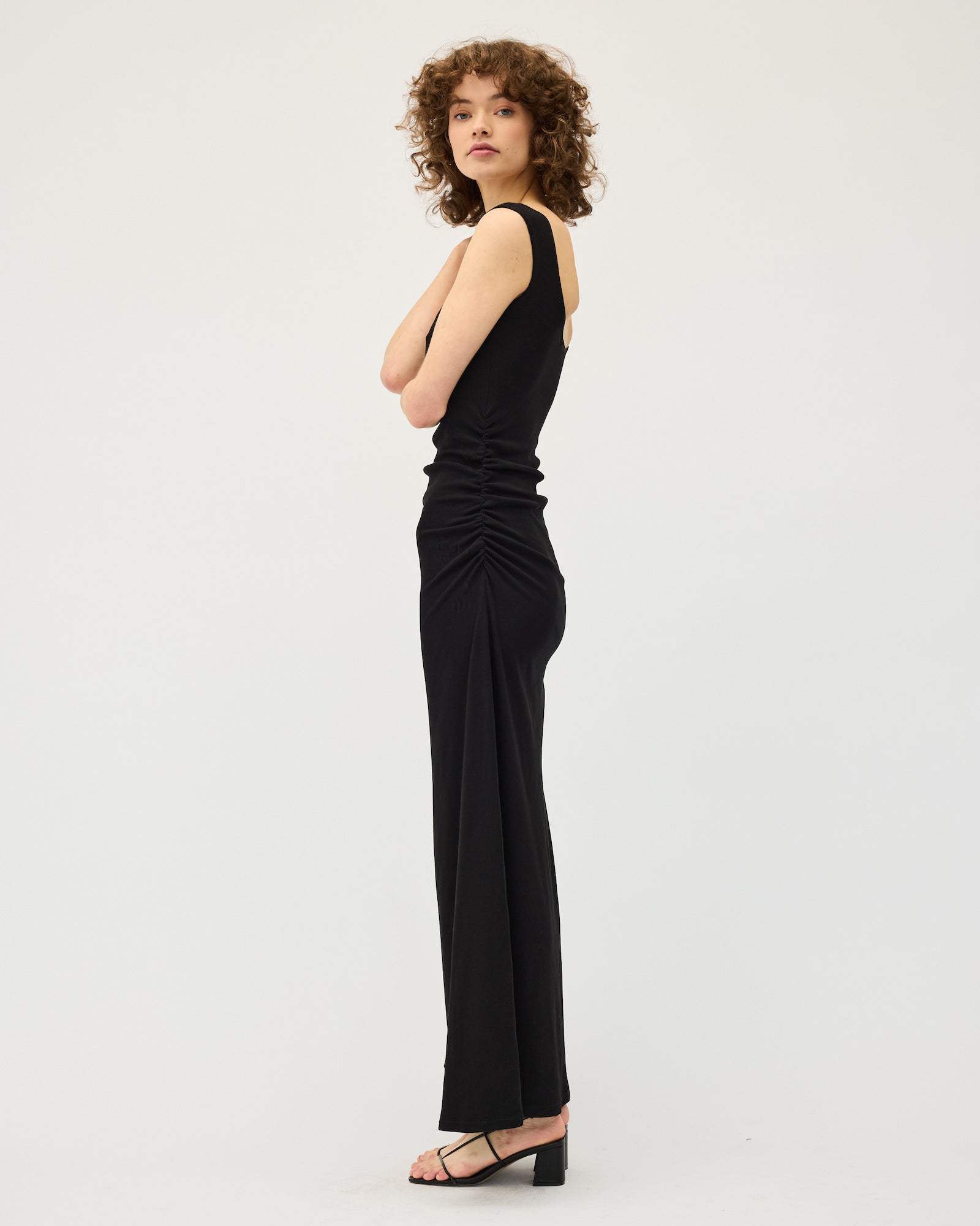 Naia Tank Dress | Black $295