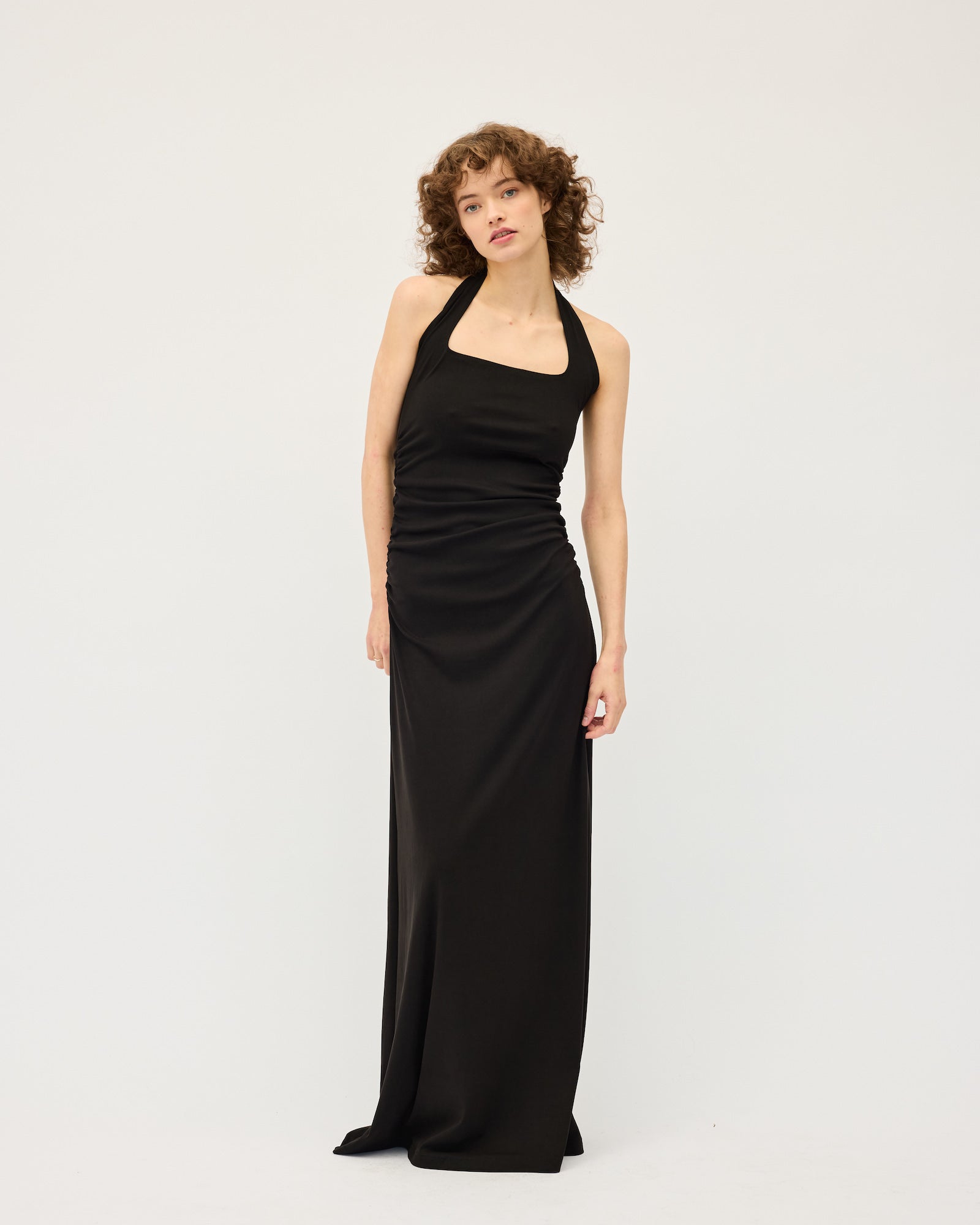 Helena Halter Dress | Black $400