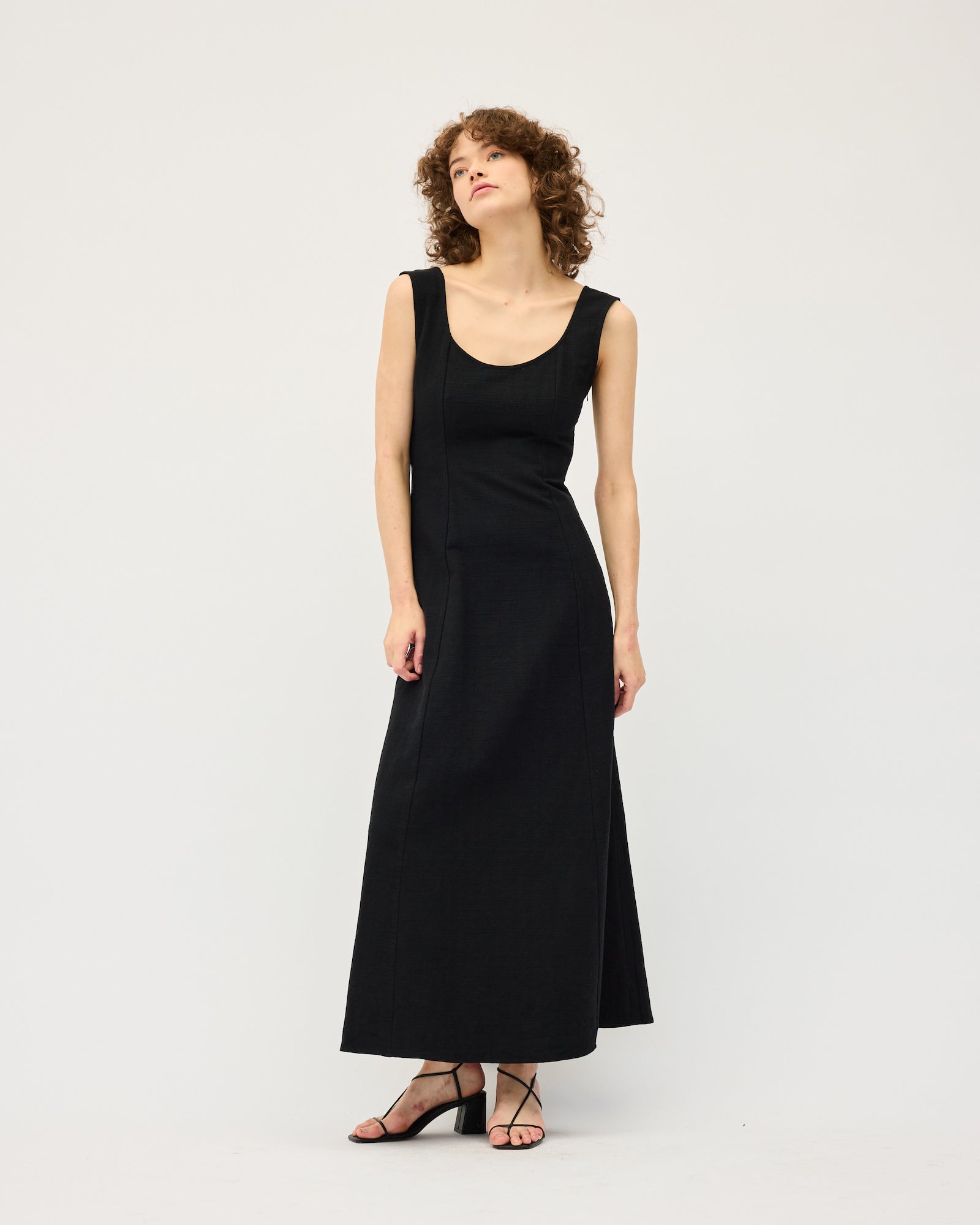 Ada Dress | Black & Natural $390
