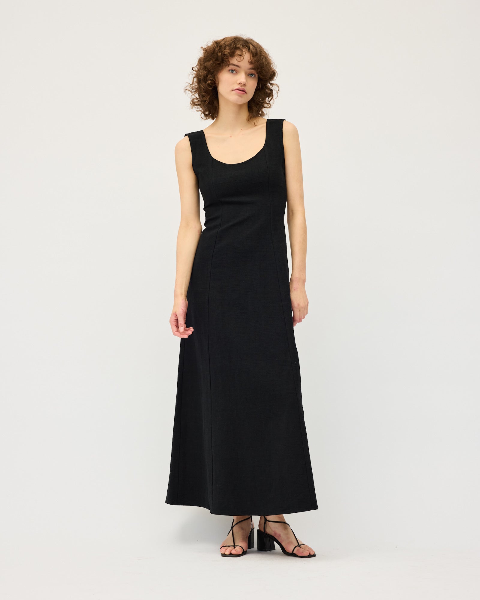 Ada Dress | Black & Natural $390