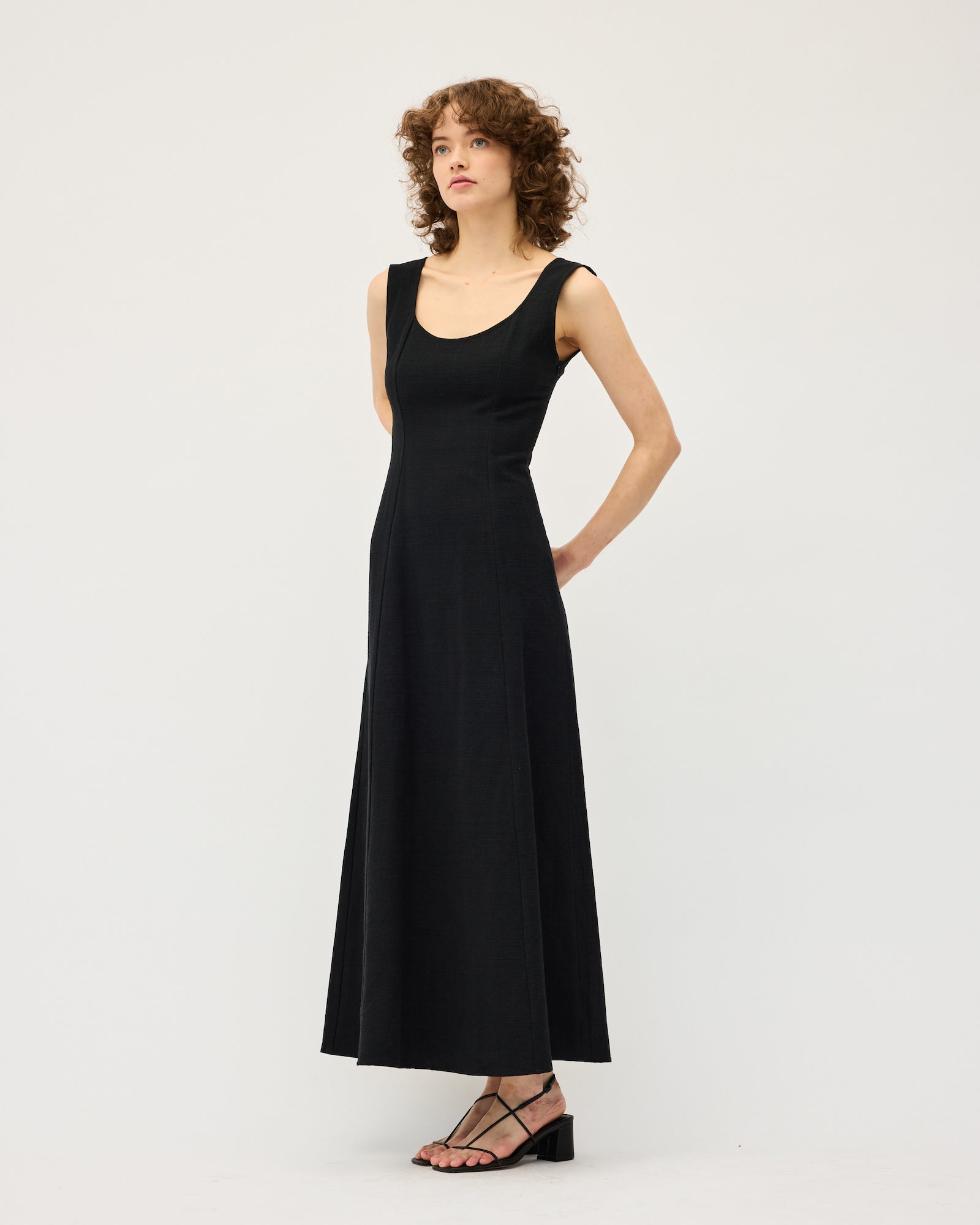Ada Dress | Black & Natural $390