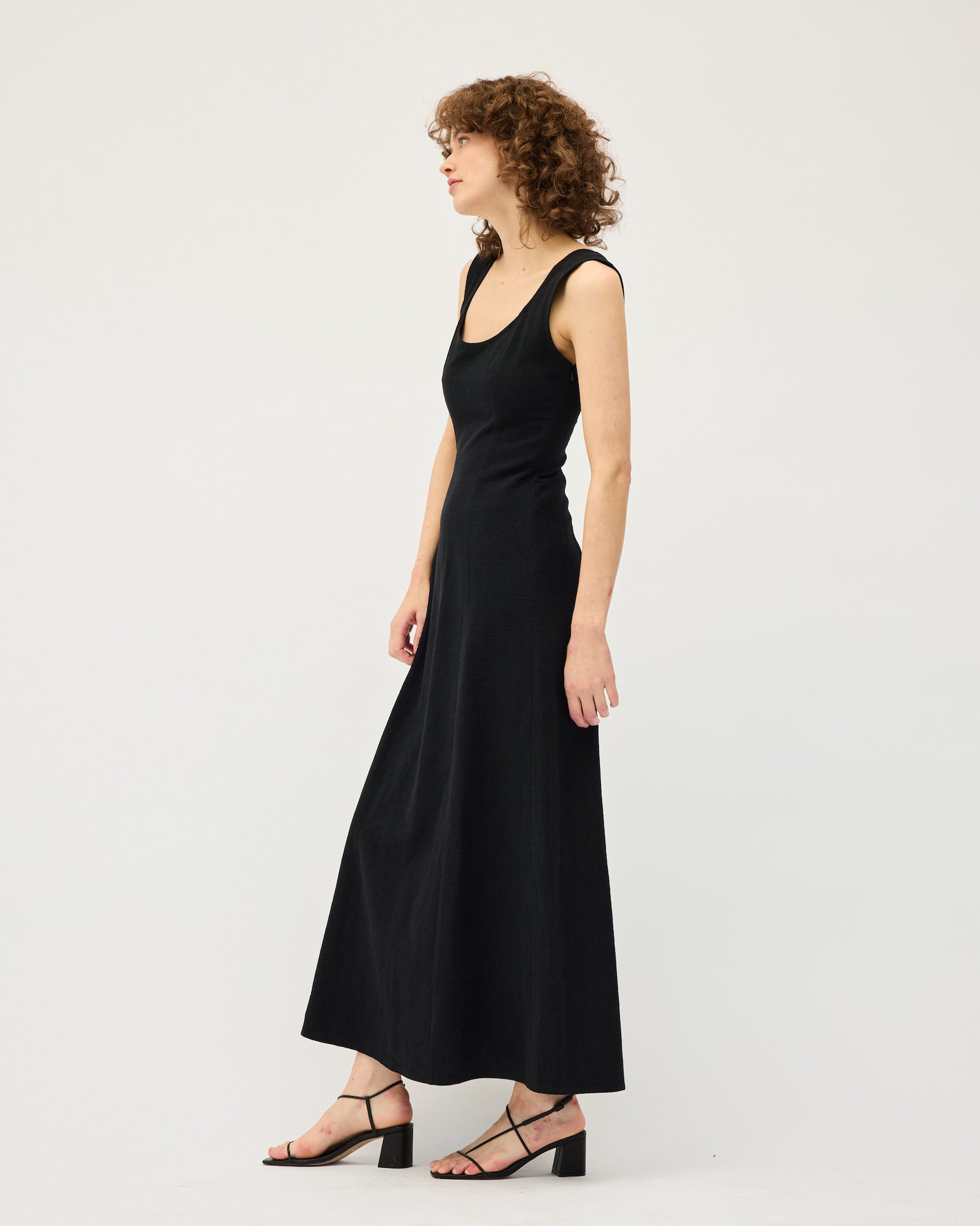 Ada Dress | Black & Natural $390
