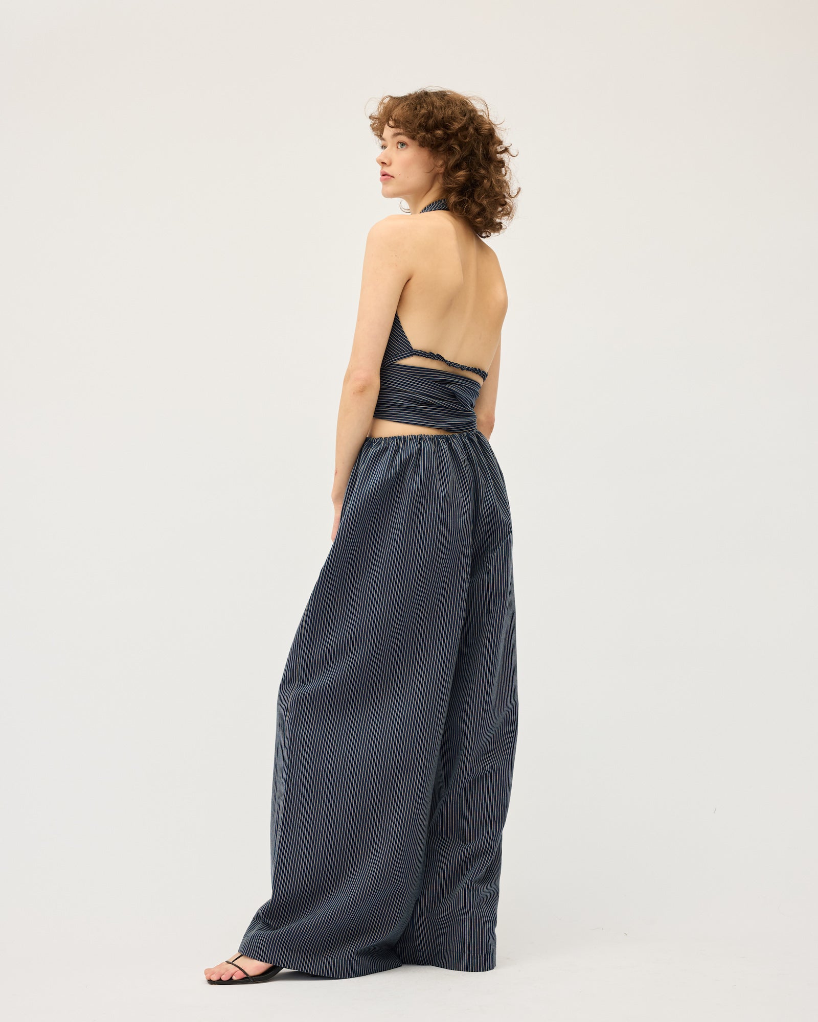 Pippa Pant | Navy Stripe $330