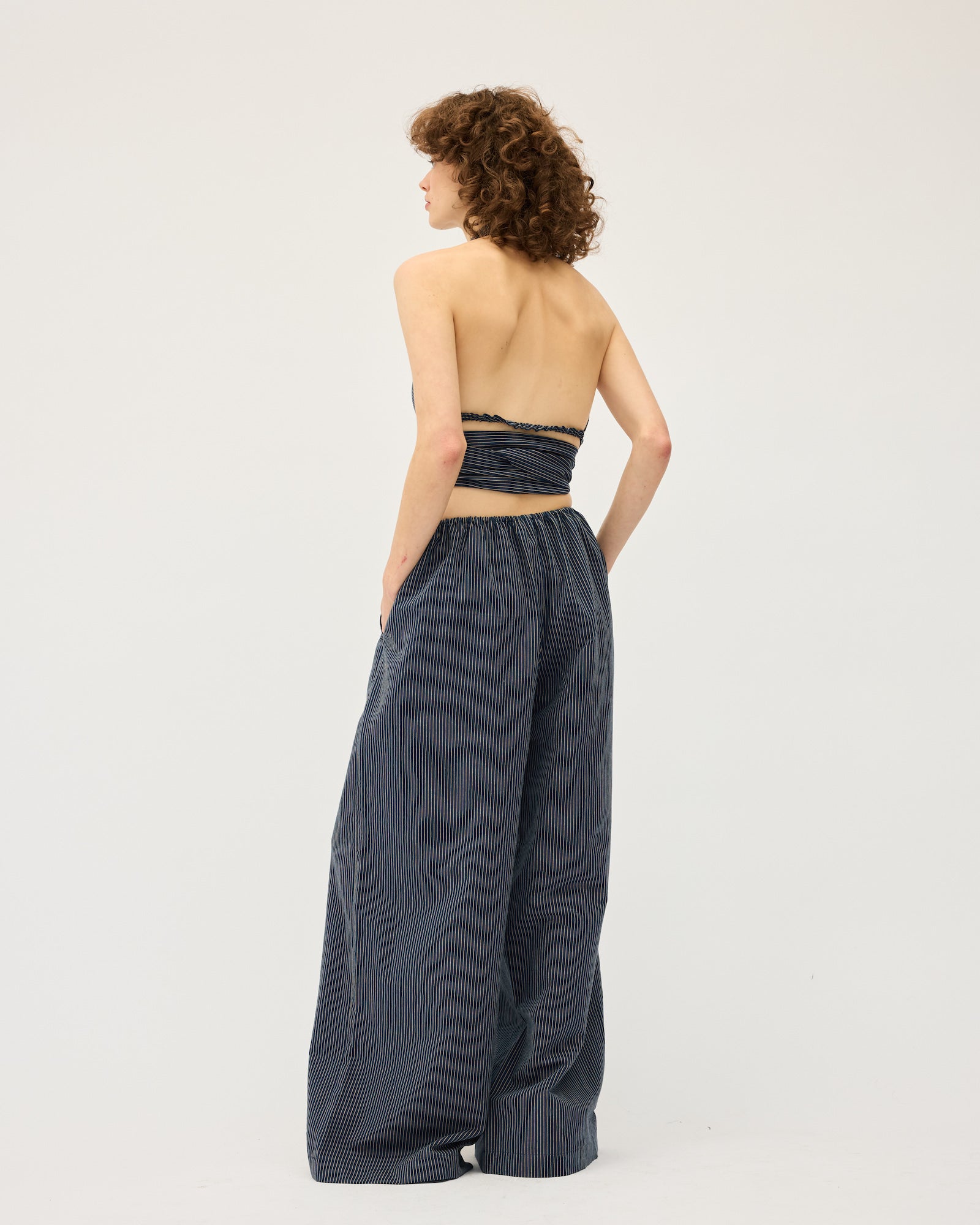 Pippa Pant | Navy Stripe $330