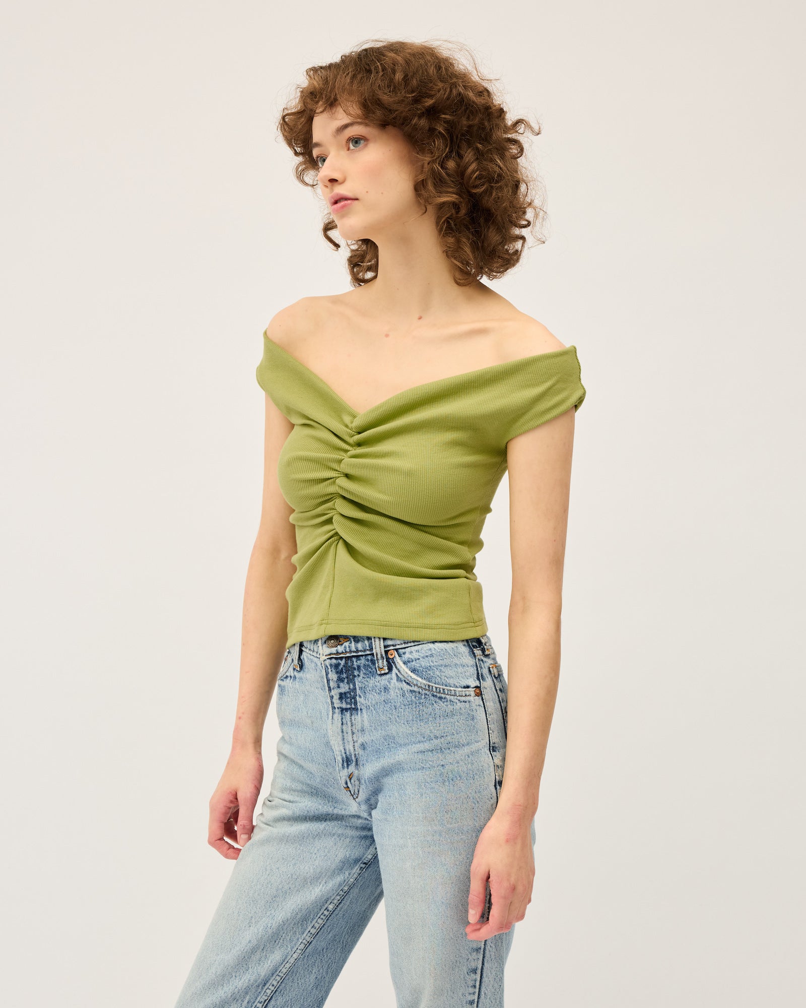 Niveah Tee | Avocado $180