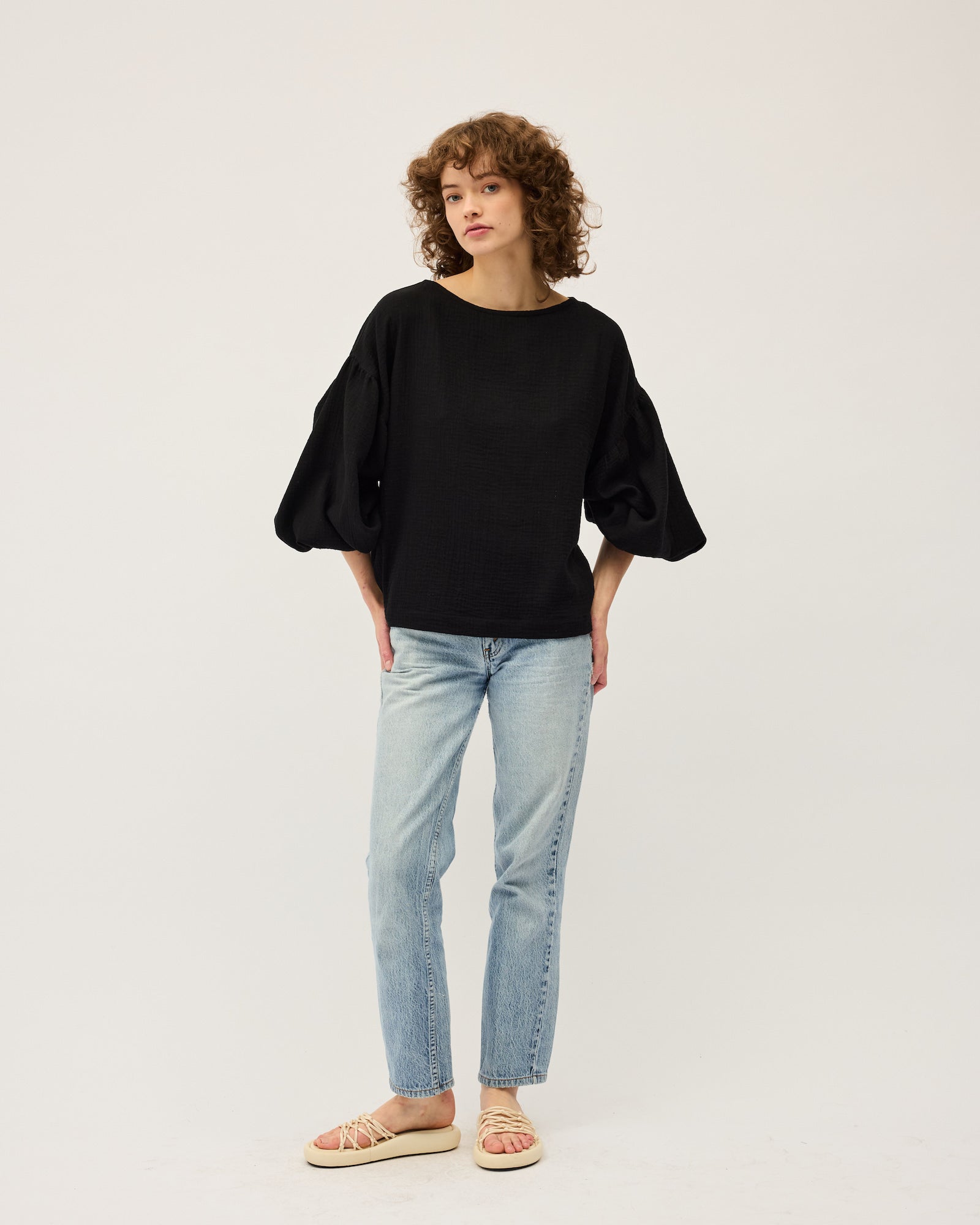 Bella Blouse | Black $209