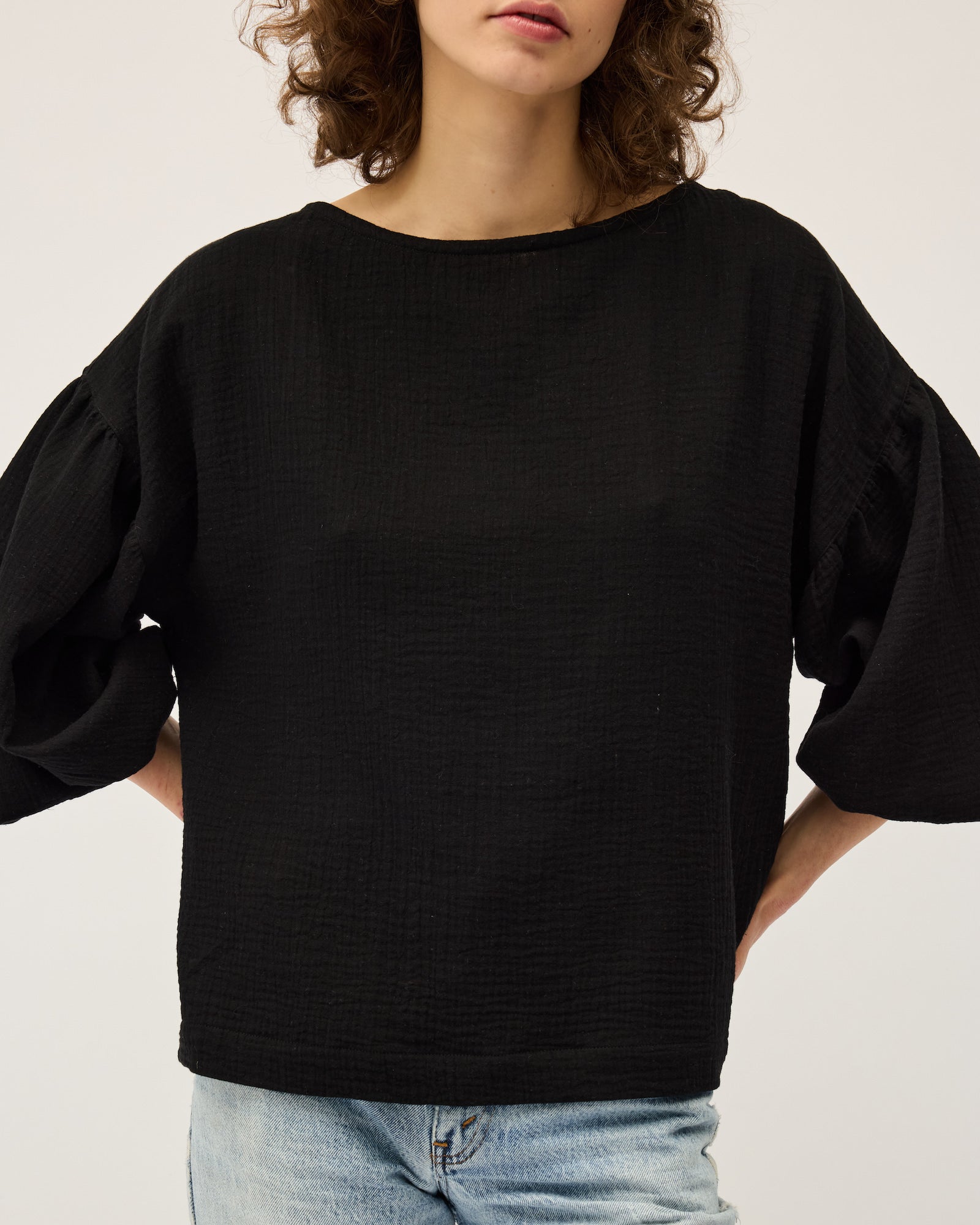 Bella Blouse | Black $209