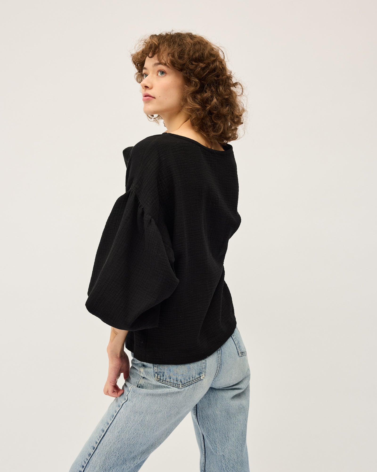 Bella Blouse | Black $209