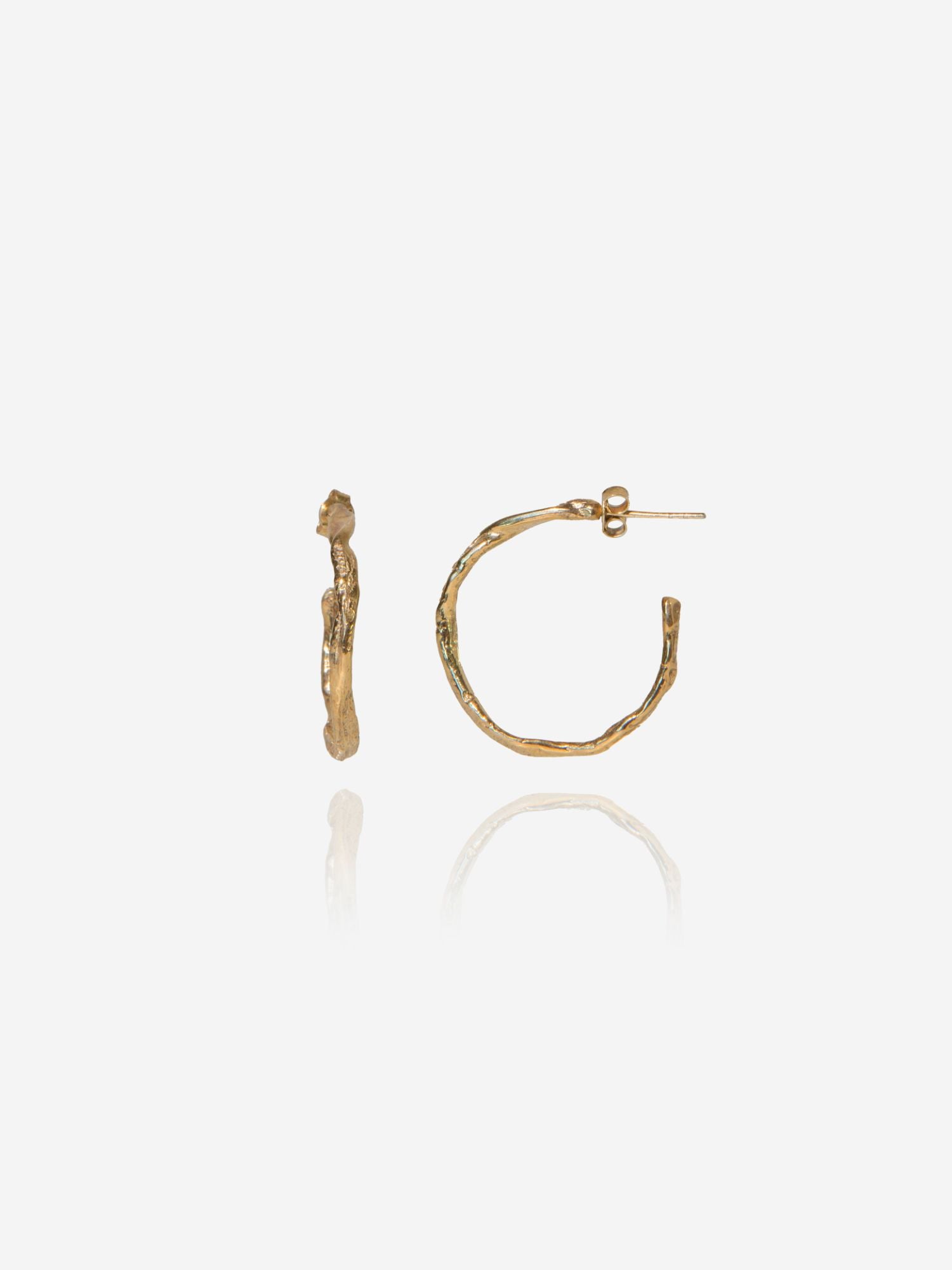 MEDIUM MINI STONED HOOPS | $220/$240/$920
