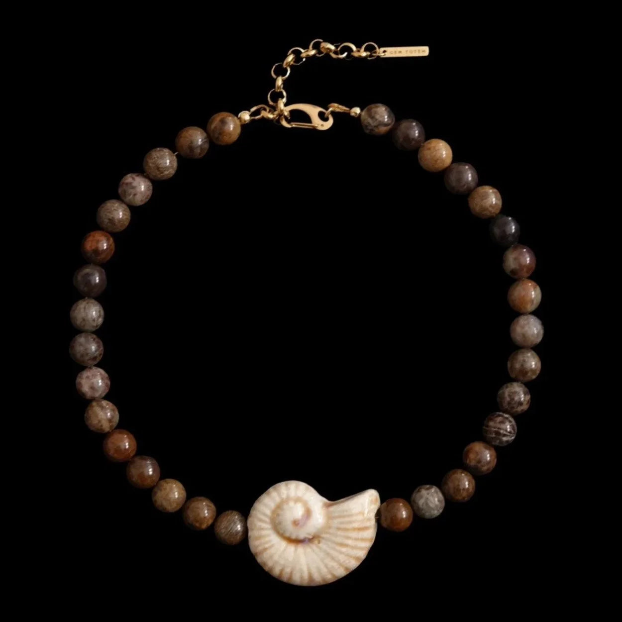 Happy Place Necklace | Cocoa $175