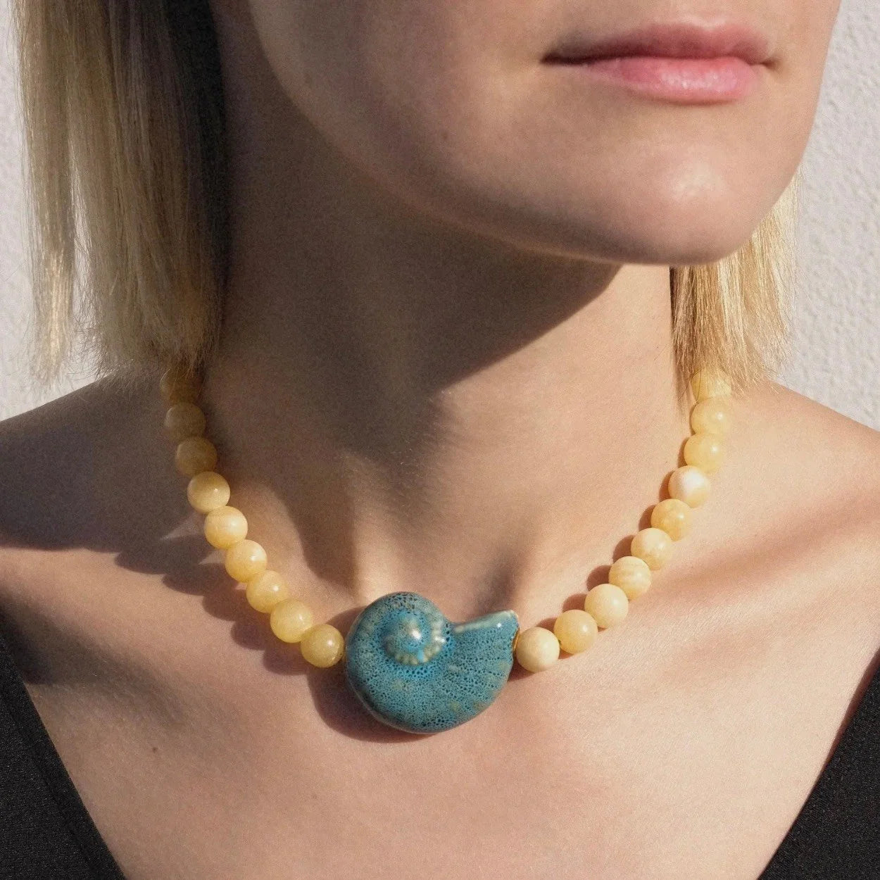 Happy Place Necklace | Ocean Blue$175