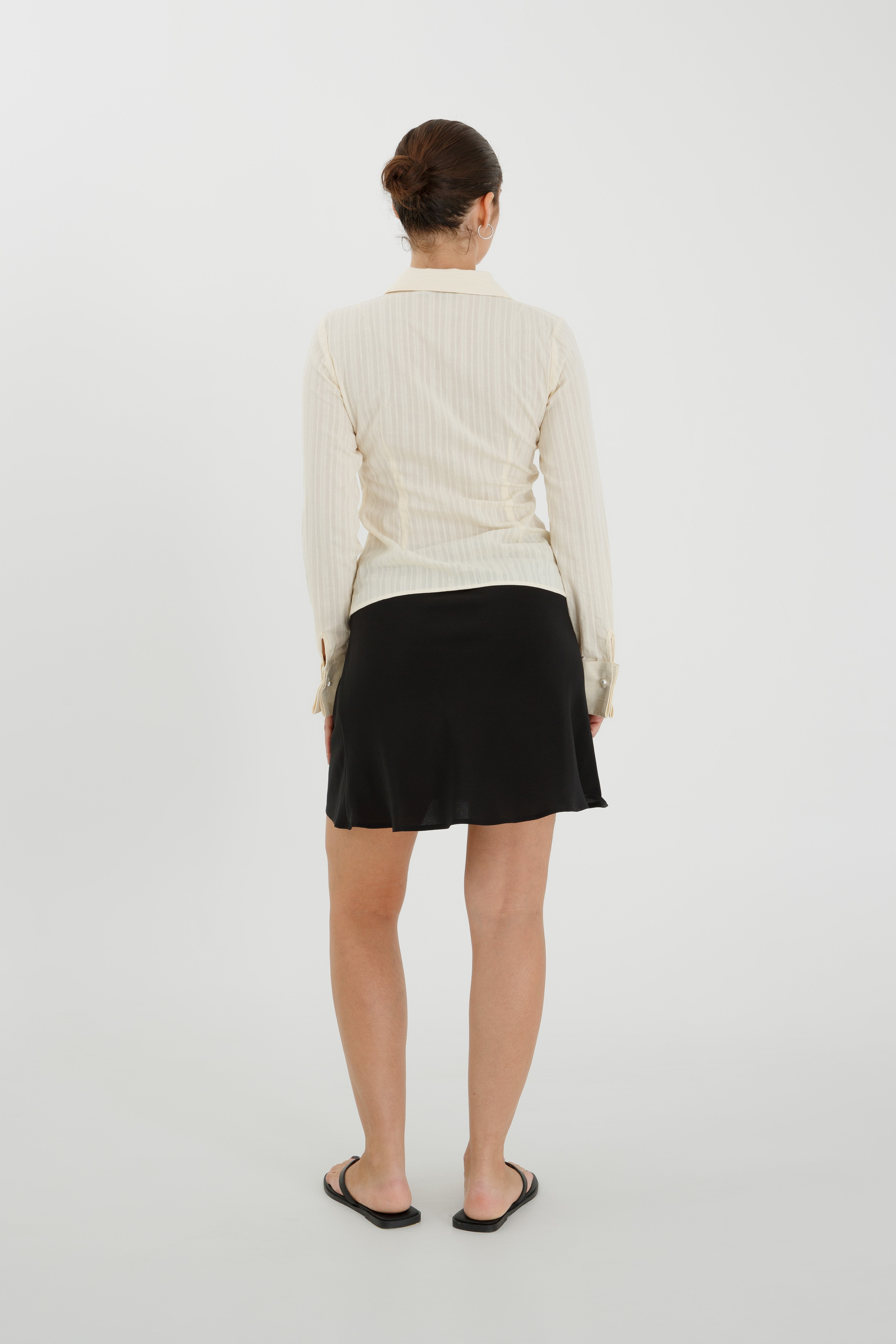 Ruched Front Shirt | Burro $229 - AVAILABLE NOW