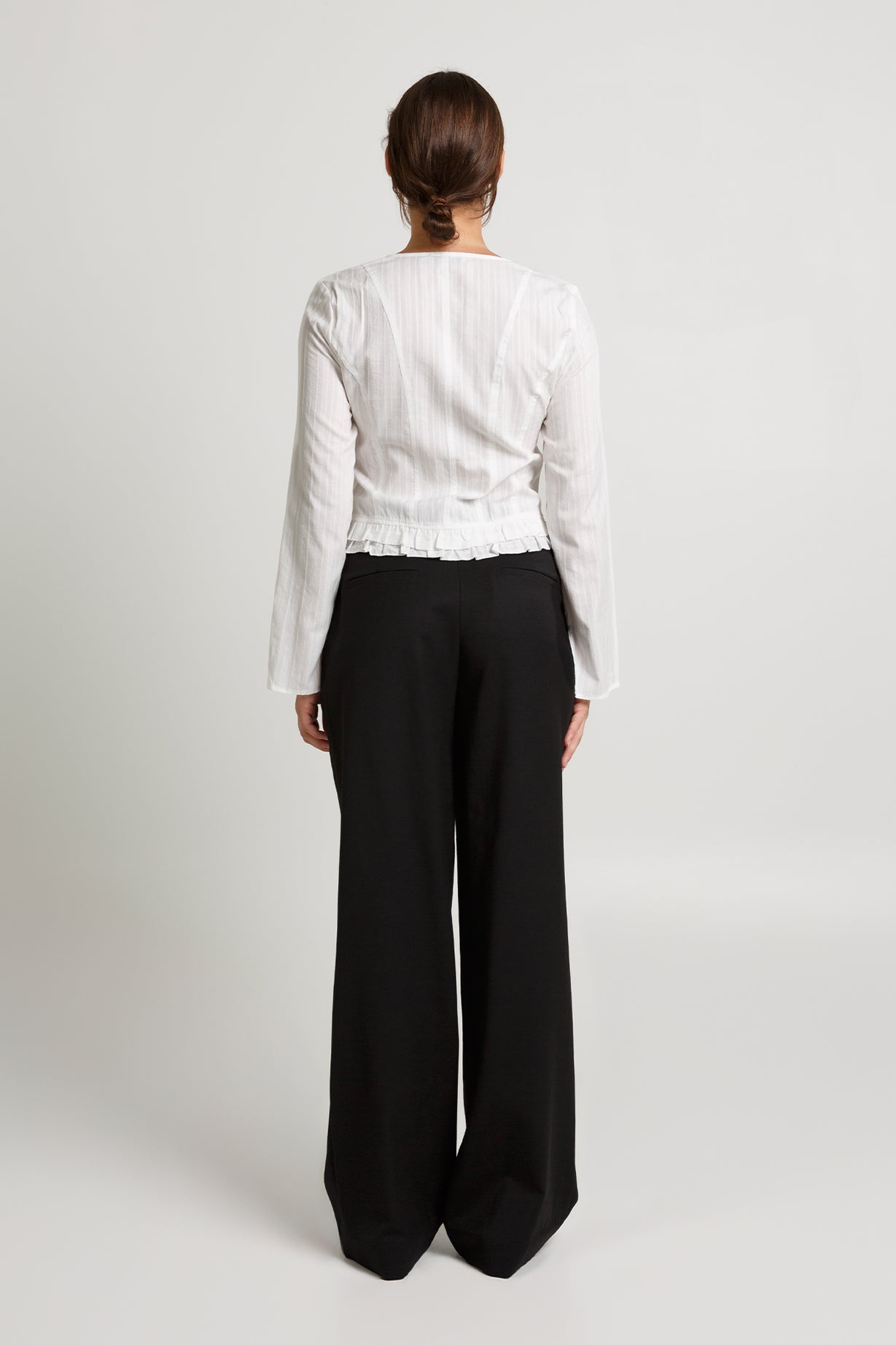 Ruffle-Hem Blouse | Bianca $229 - AVAILABLE NOW