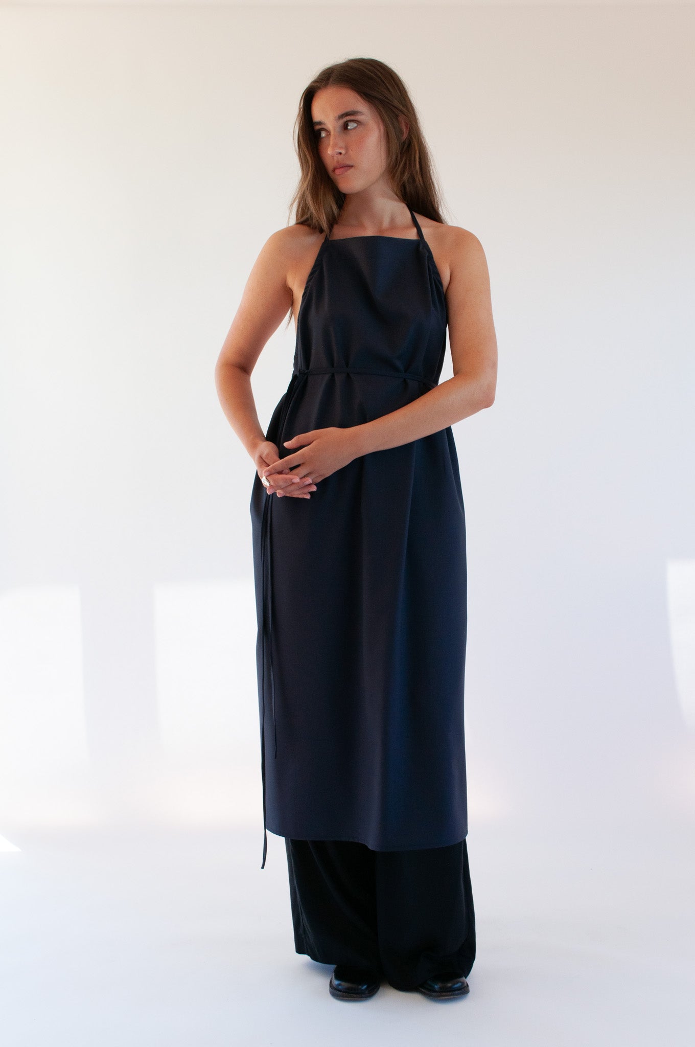 Apron Dress | Ink $334