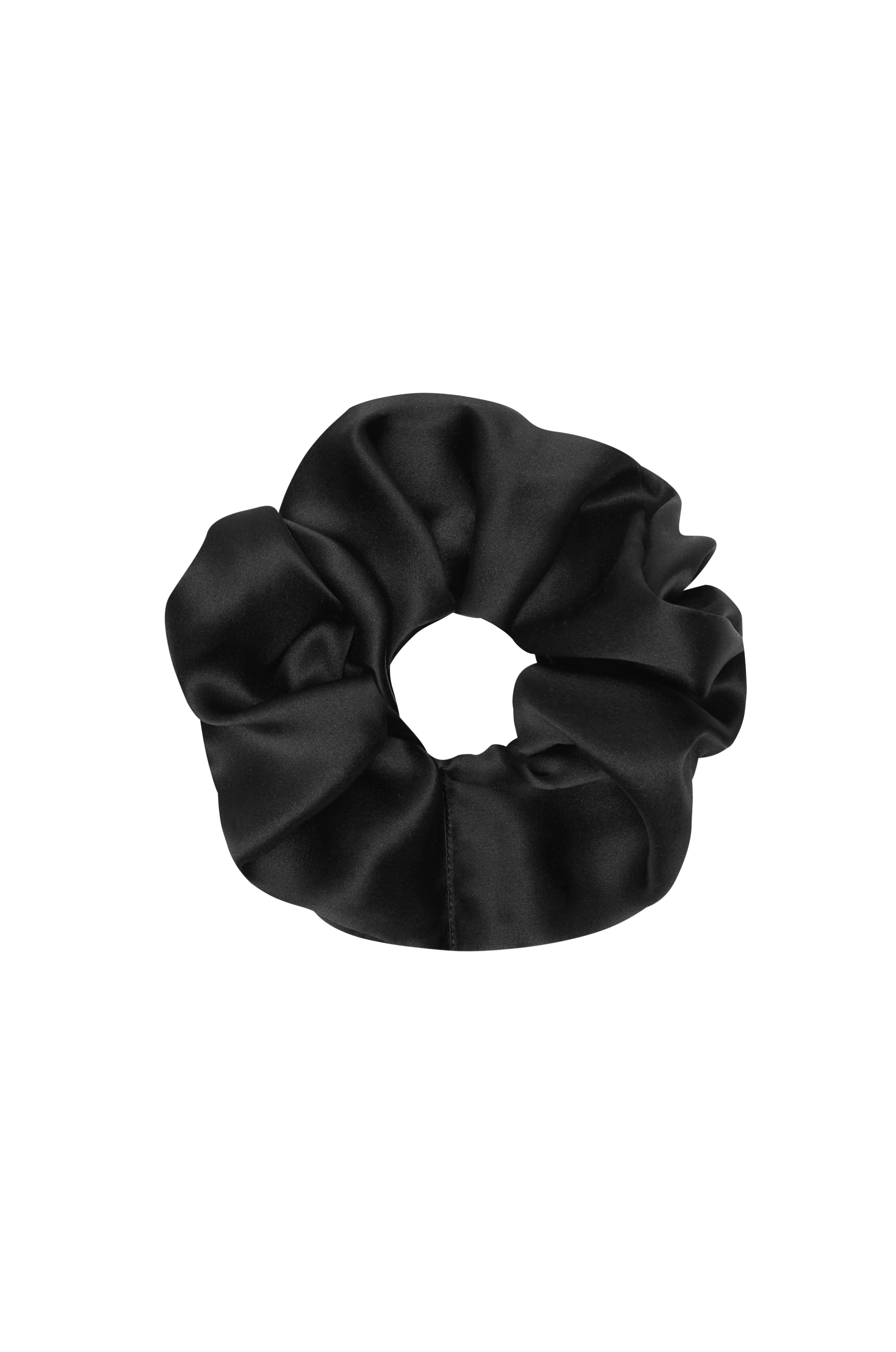 Silk Hair Tie | Black $40