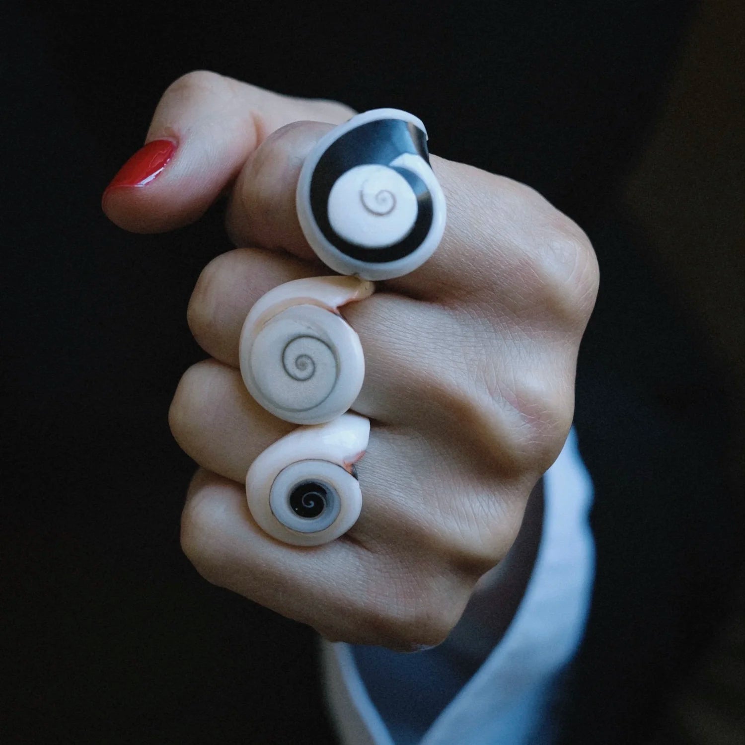 Eclipse Shelly Ring | $85