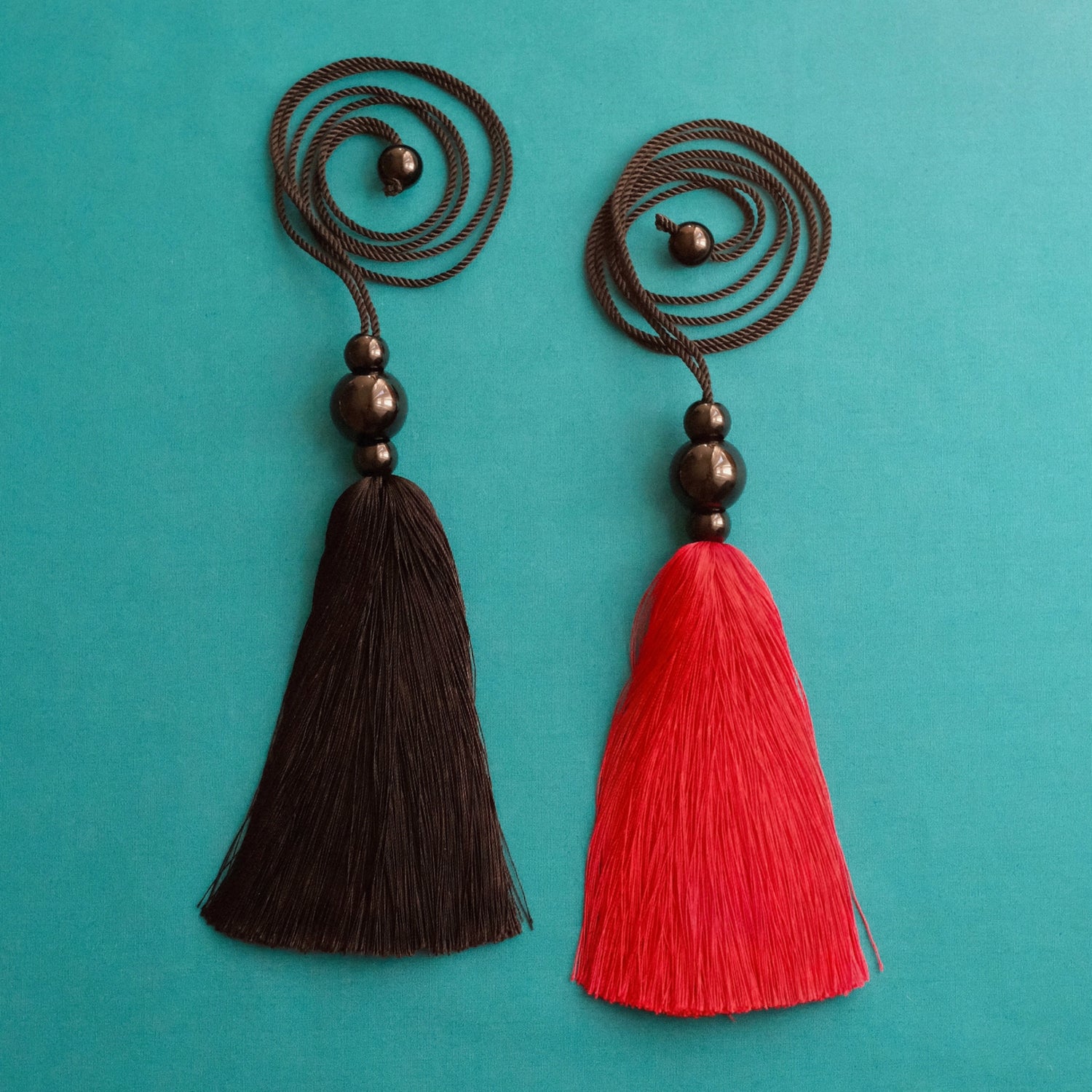Totem Tassel Necklace | Bold Red $220