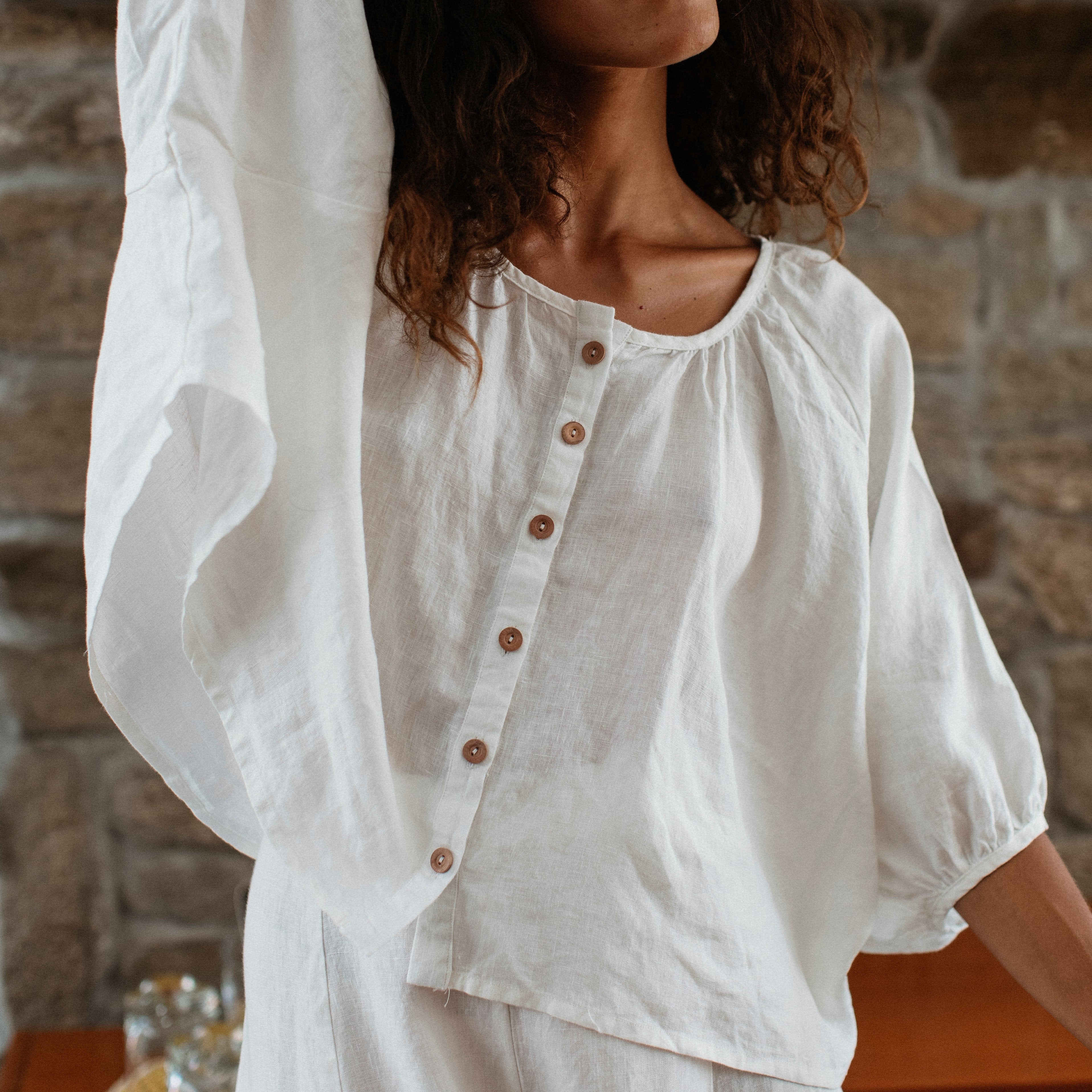SOH | Button Blouse | $199
