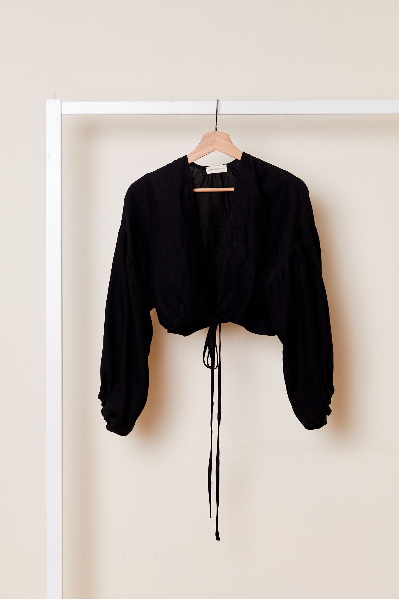 Isla Wrap Top | Black $260
