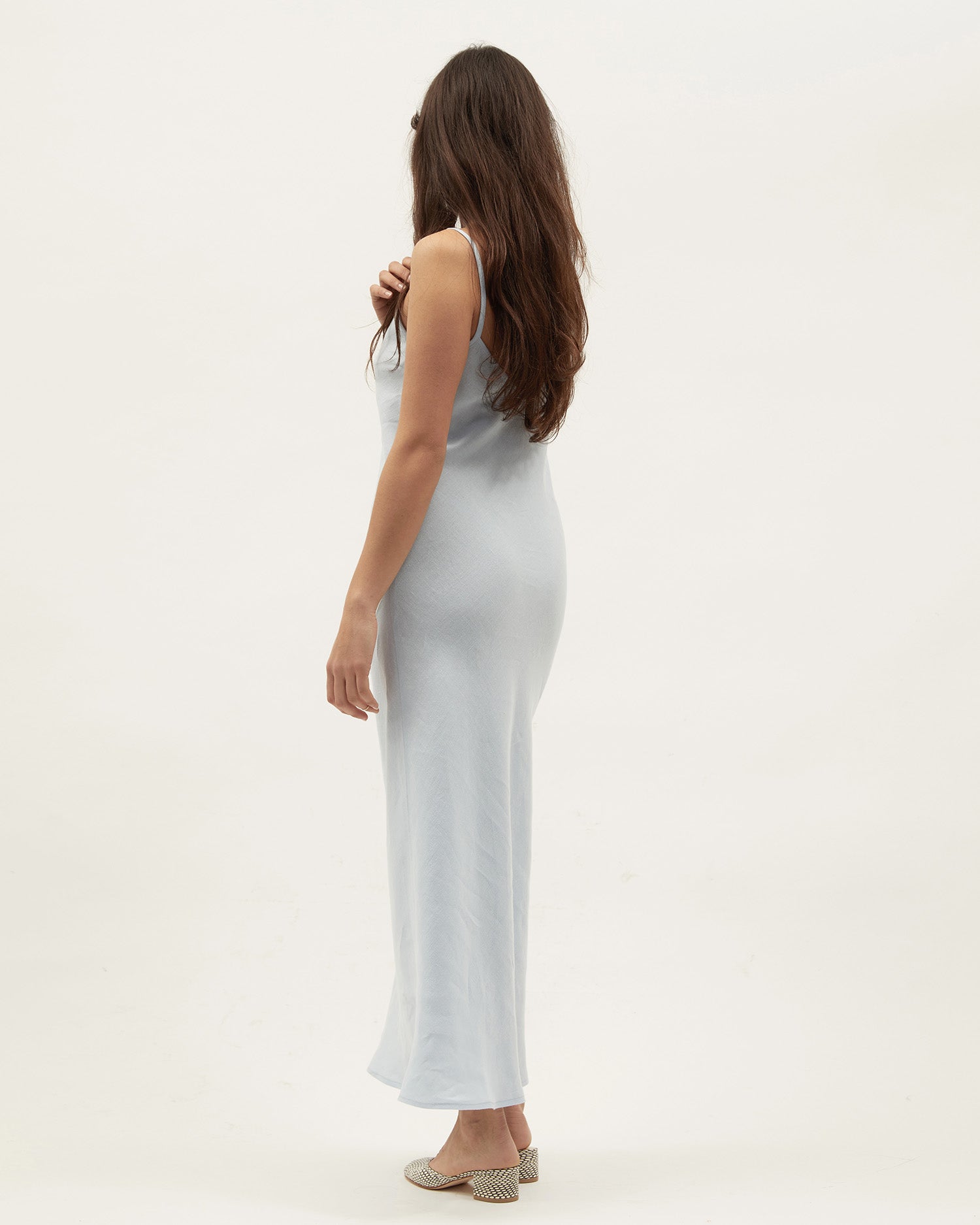 Midi Bias Dress | Powder $260