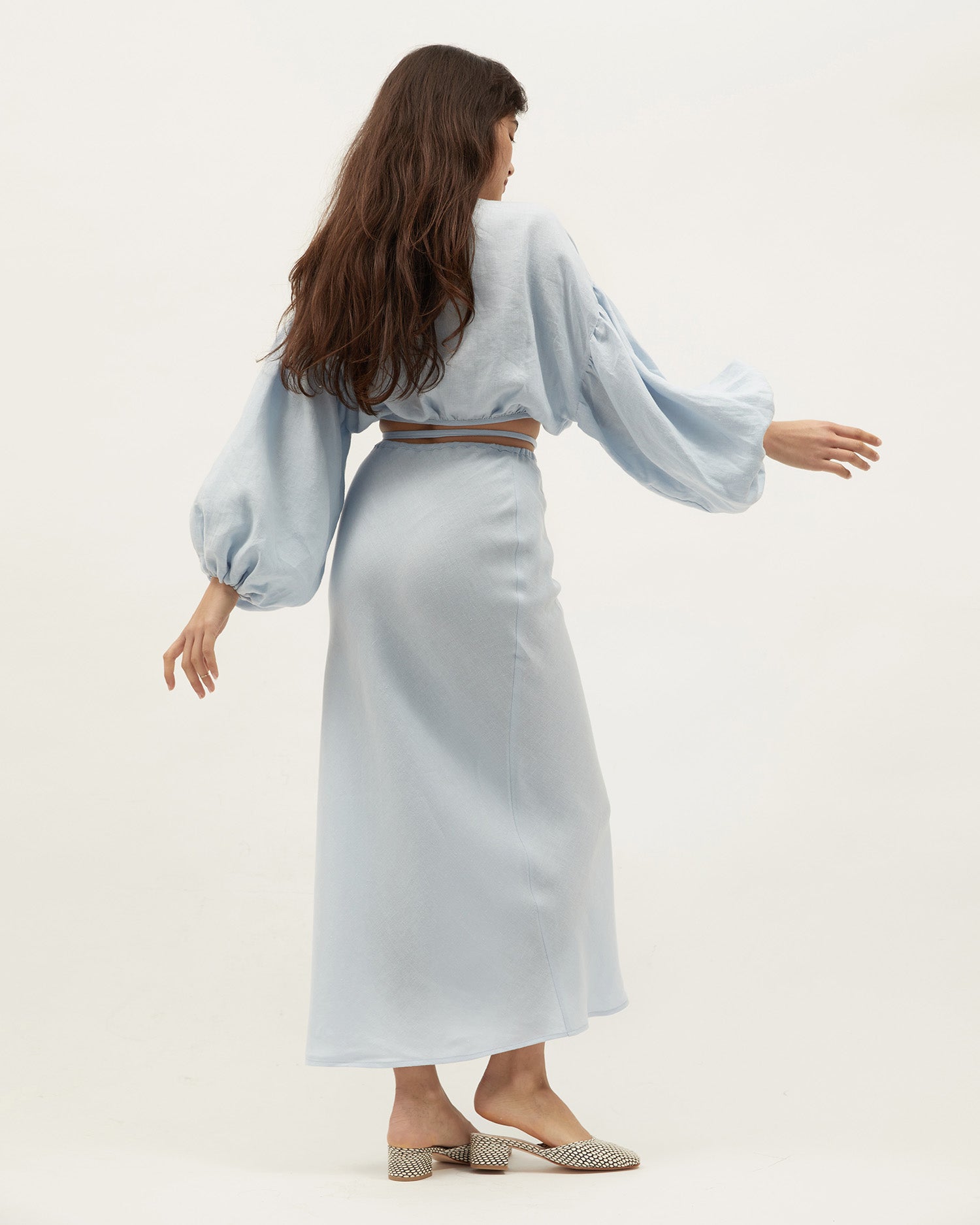 Bias Skirt | Powder $209