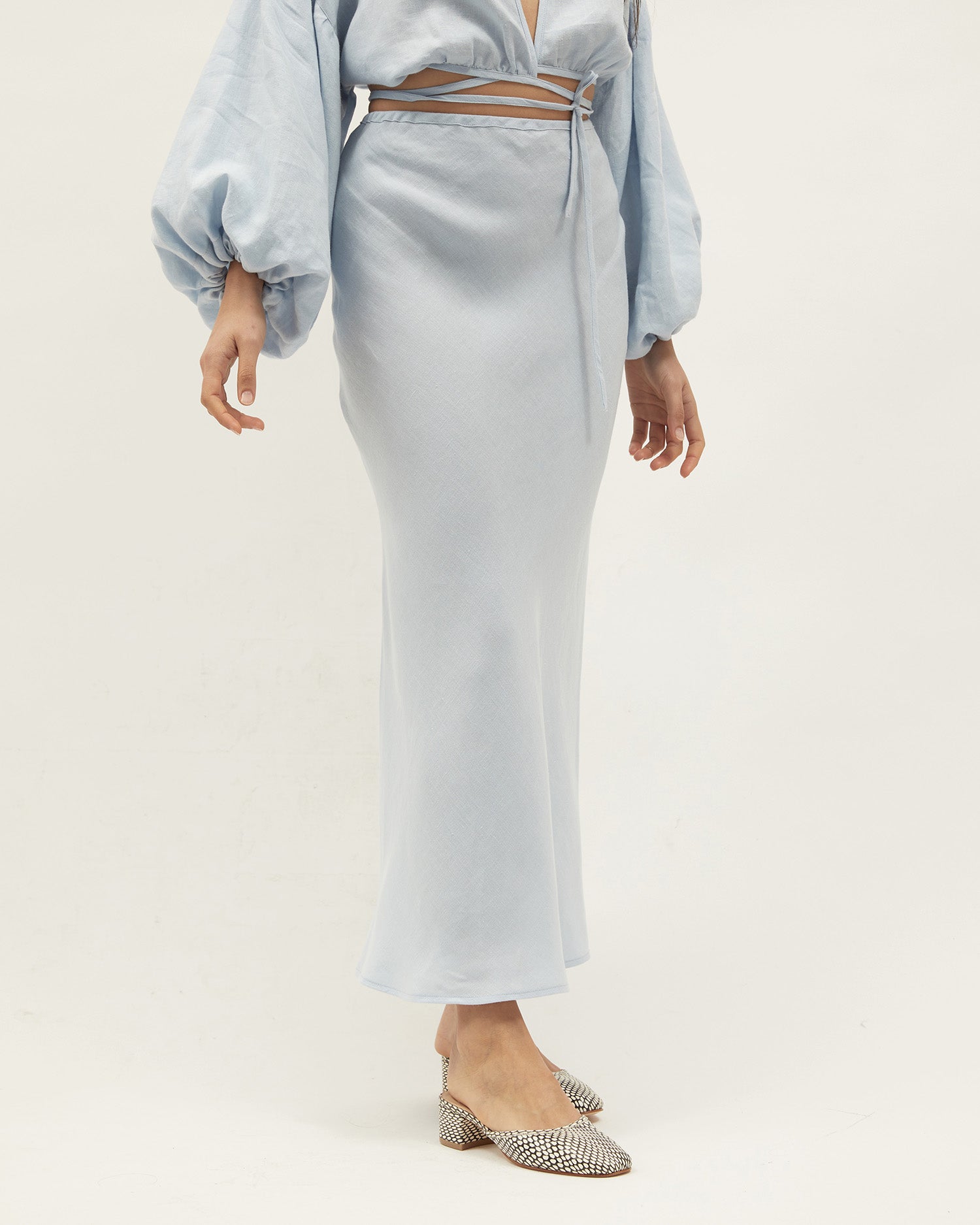 Bias Skirt | Powder $209
