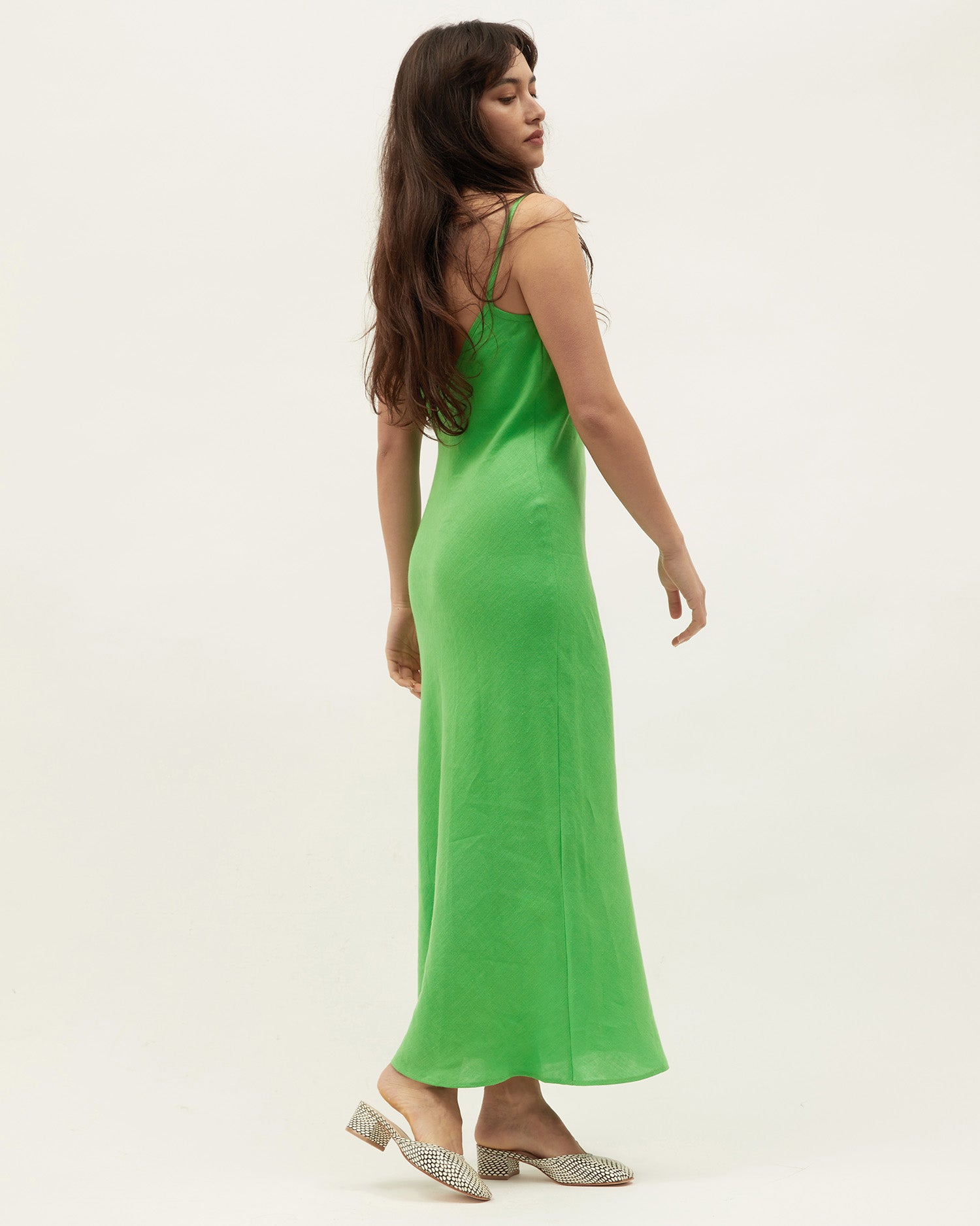 Midi Bias Dress | Parakeet $260