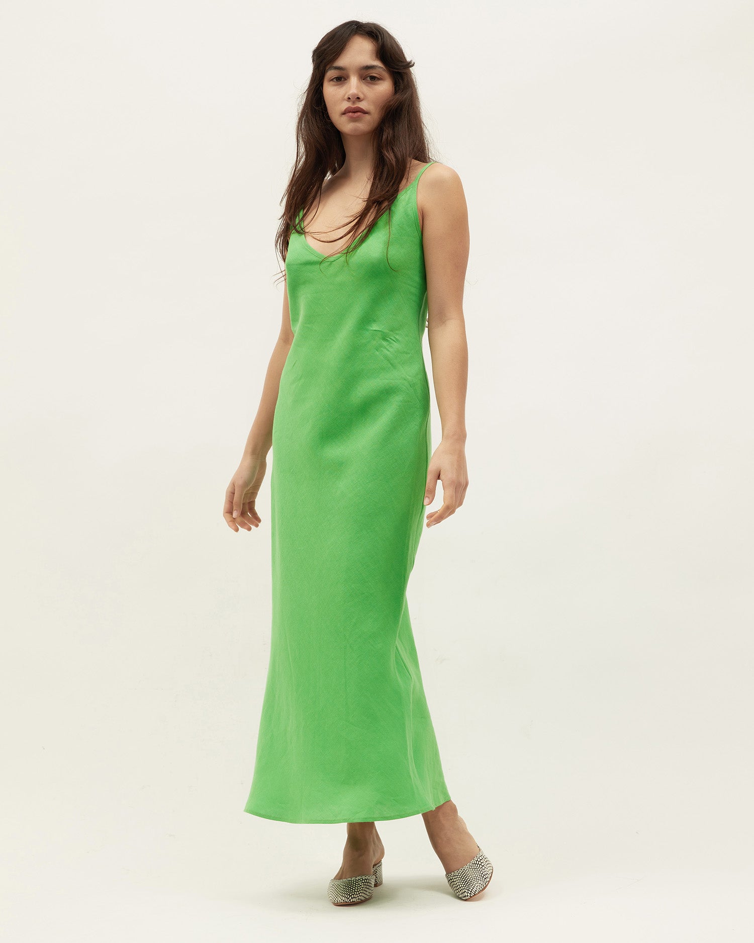 Midi Bias Dress | Parakeet $260