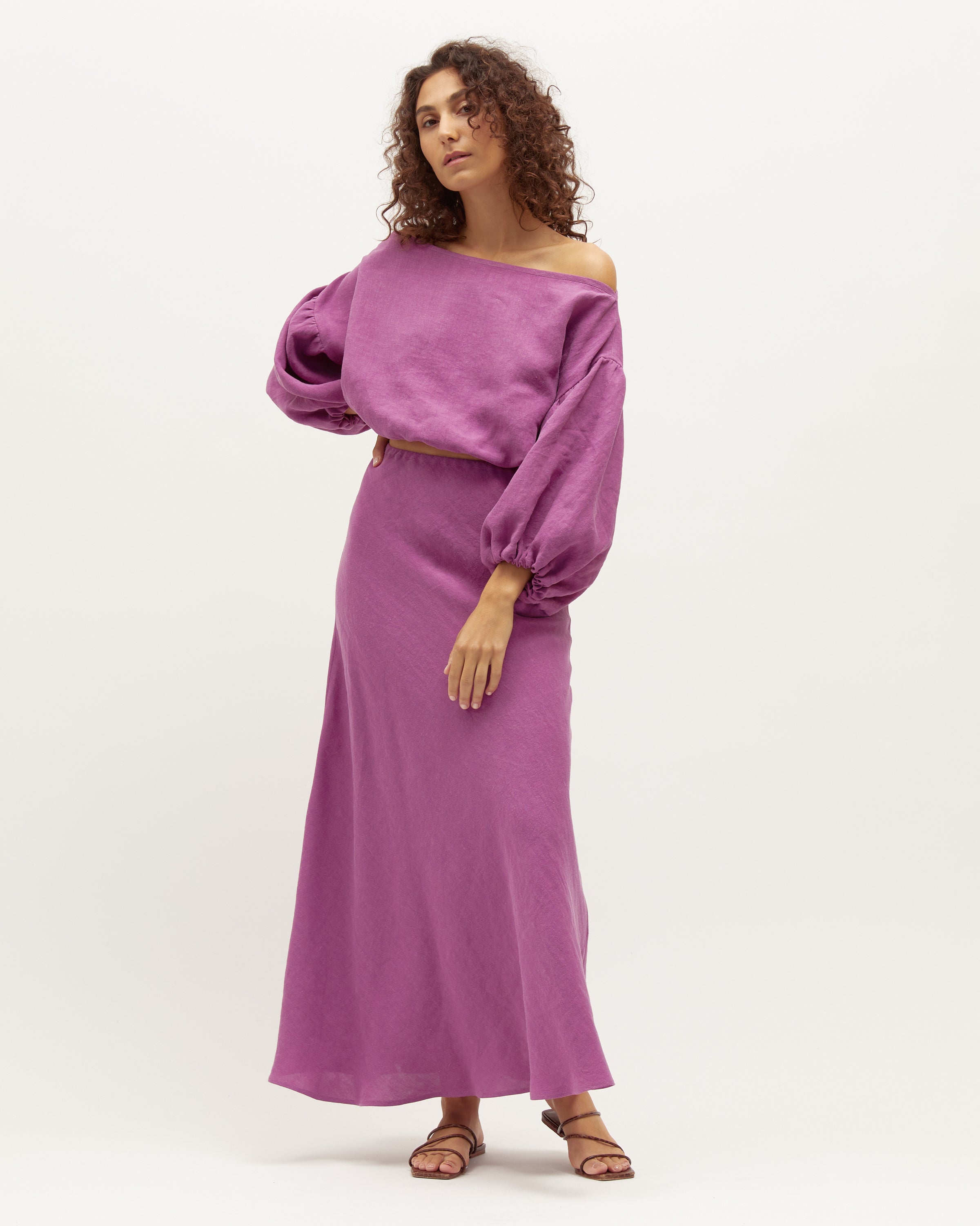 Louie Crop | Berry Washed Linen $245