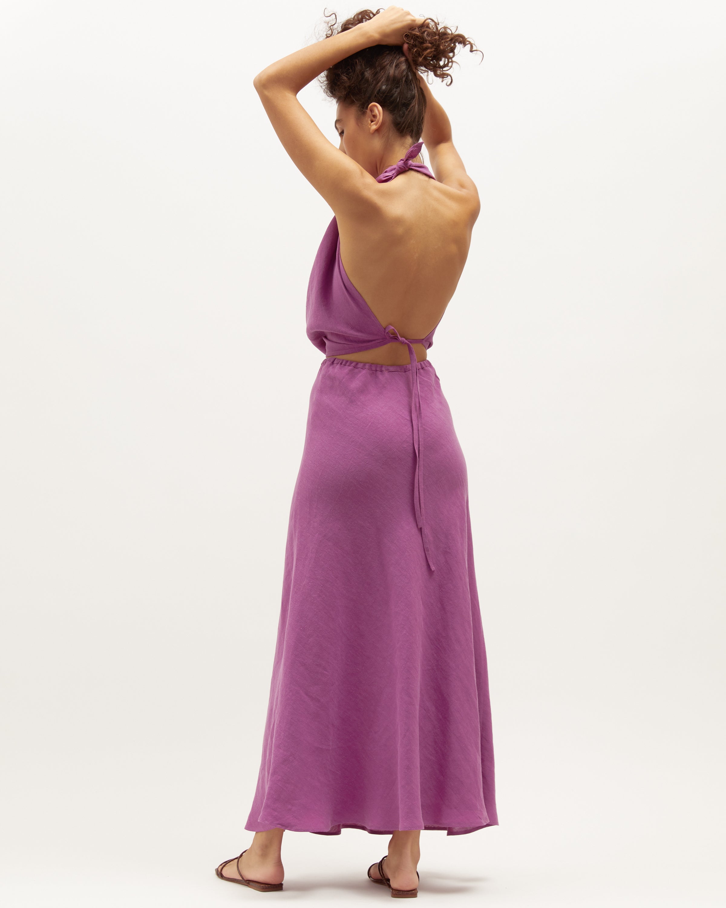 Emma Halter | Berry Washed Linen $135