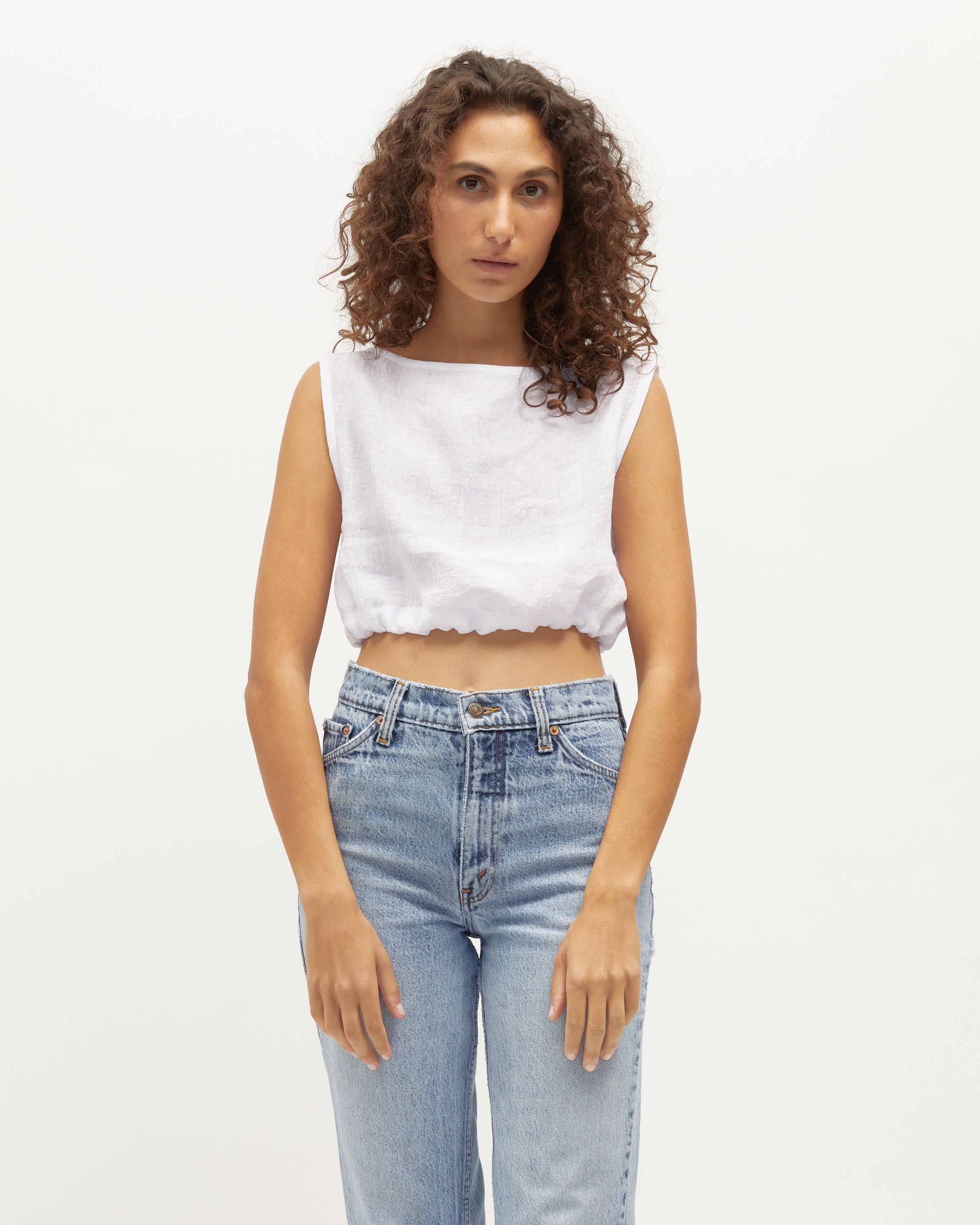 Carly Crop | White $170