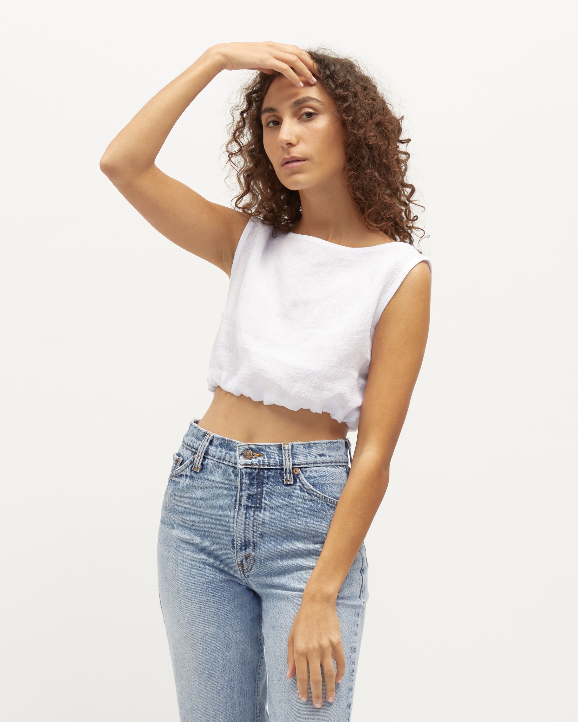 Carly Crop | White $170