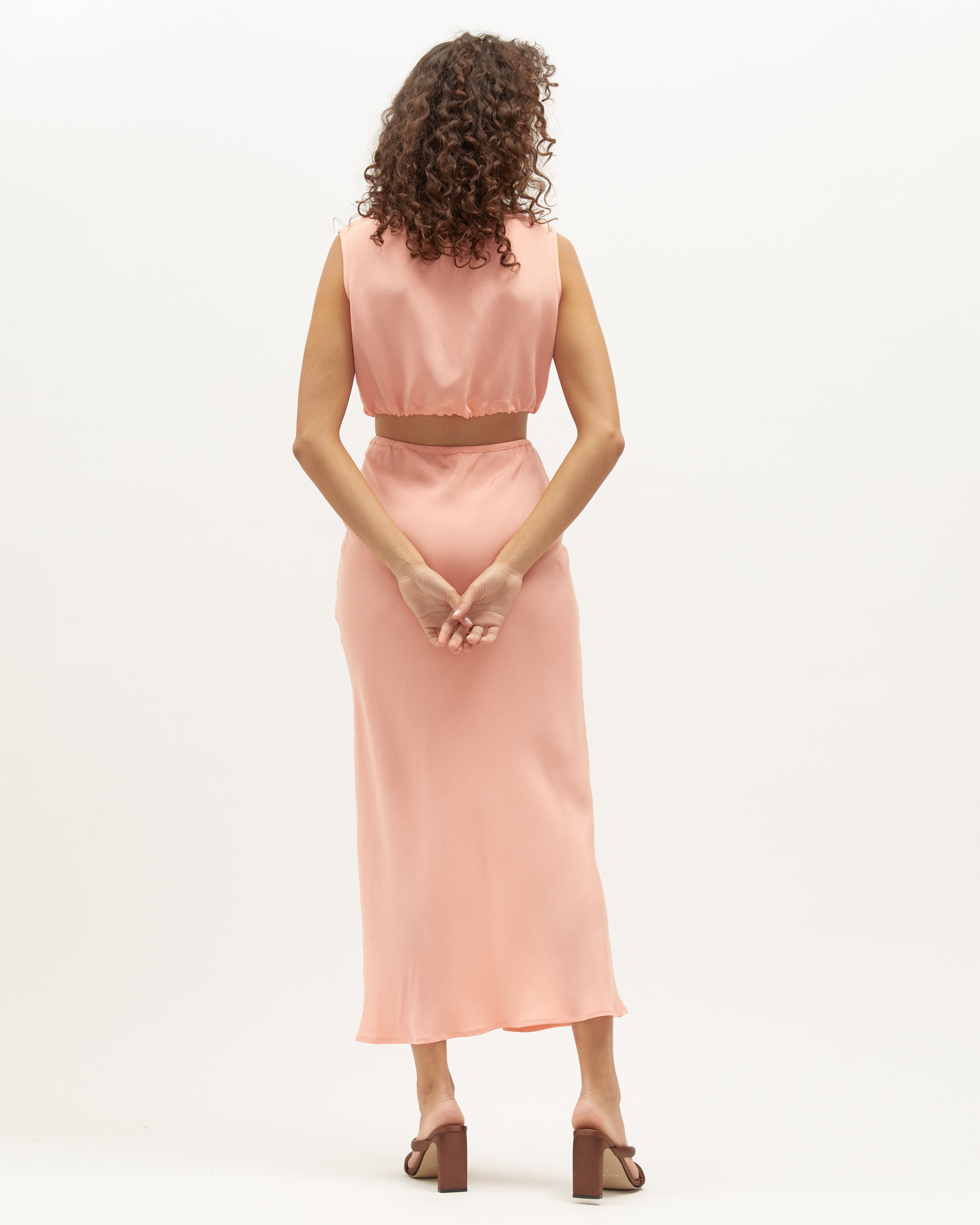 Carly Crop | Coral $189